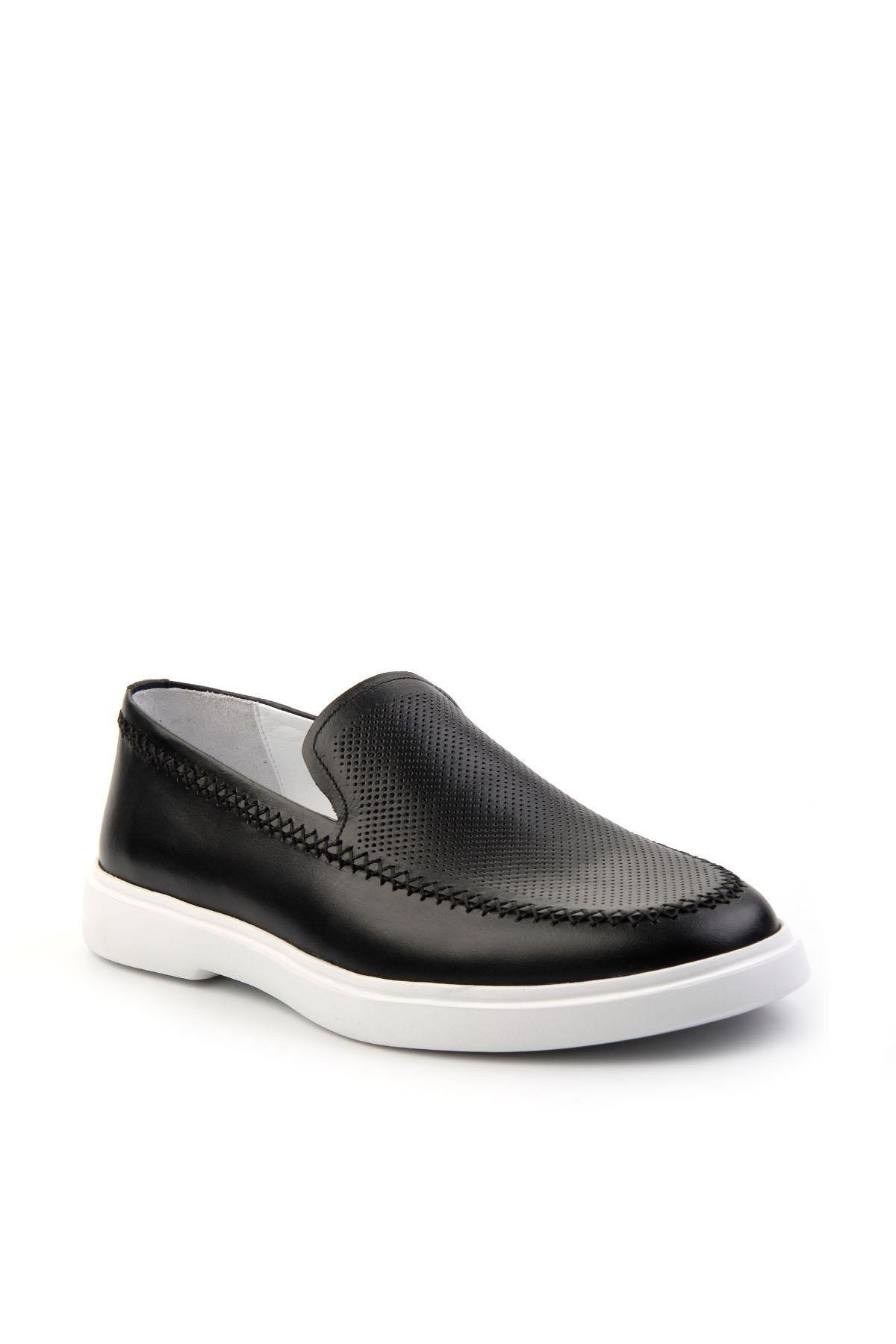 Siyah Leather Erkek Casual Ayakkabı E01083017041