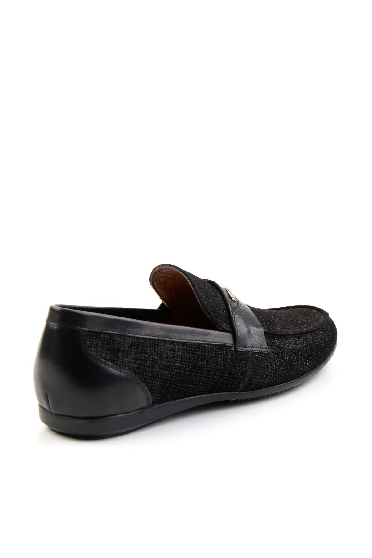 Siyah Leather Erkek Casual Ayakkabı E01758028104