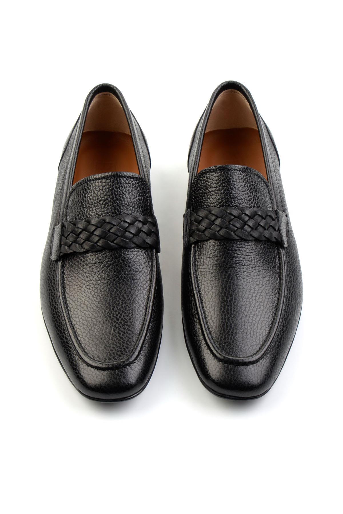 Siyah Leather Erkek Casual Ayakkabı E01758028940
