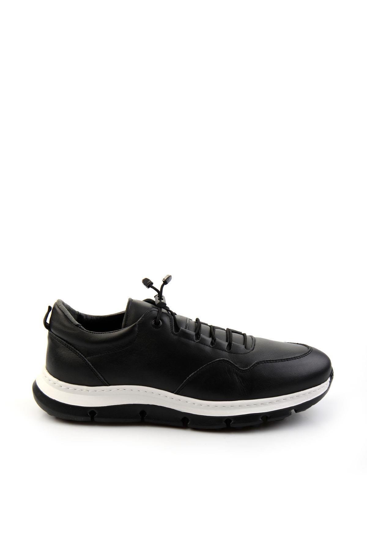 Siyah Leather Erkek Casual Ayakkabı E01759701603