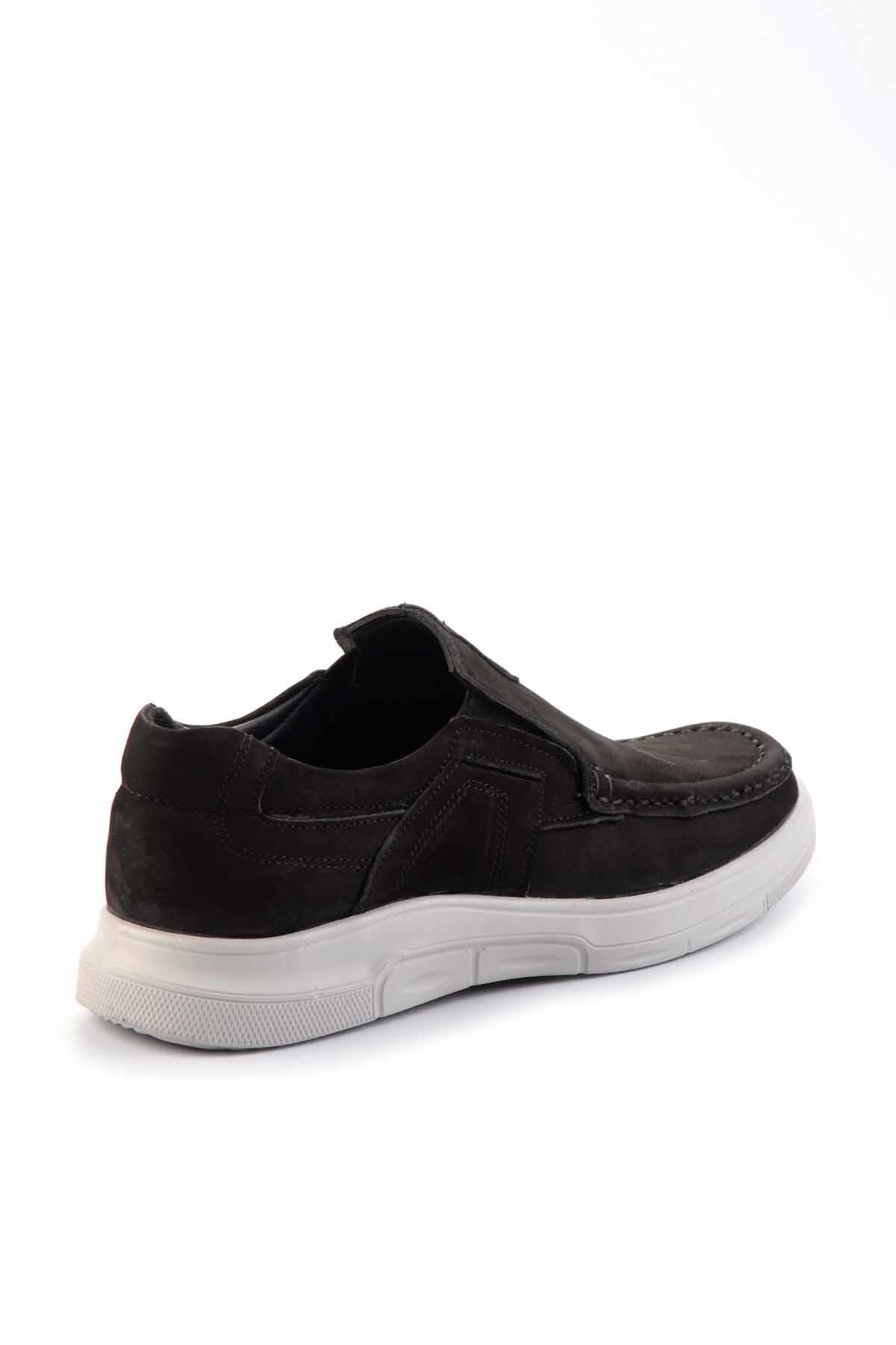 Siyah Leather Erkek Casual Ayakkabı E01734011001
