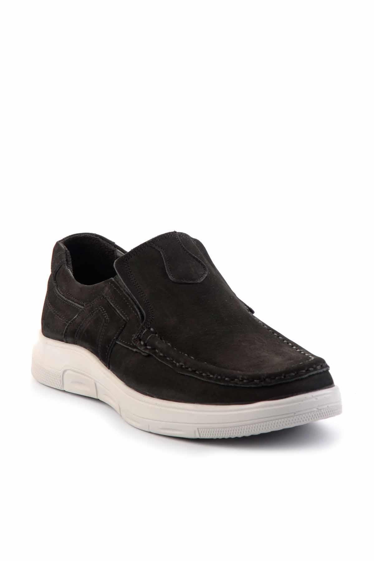 Siyah Leather Erkek Casual Ayakkabı E01734011001