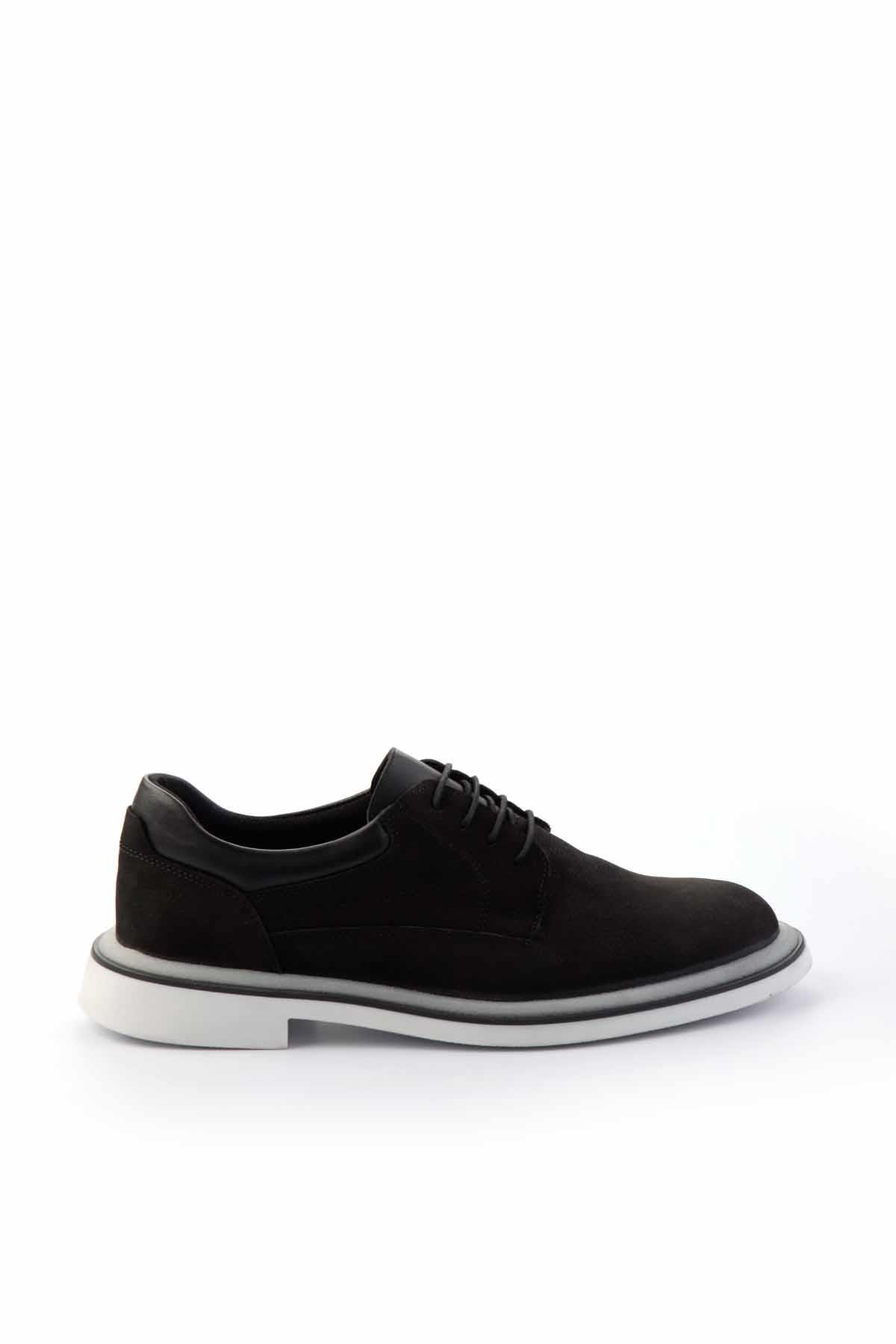 Siyah Leather Erkek Casual Ayakkabı E01556220601