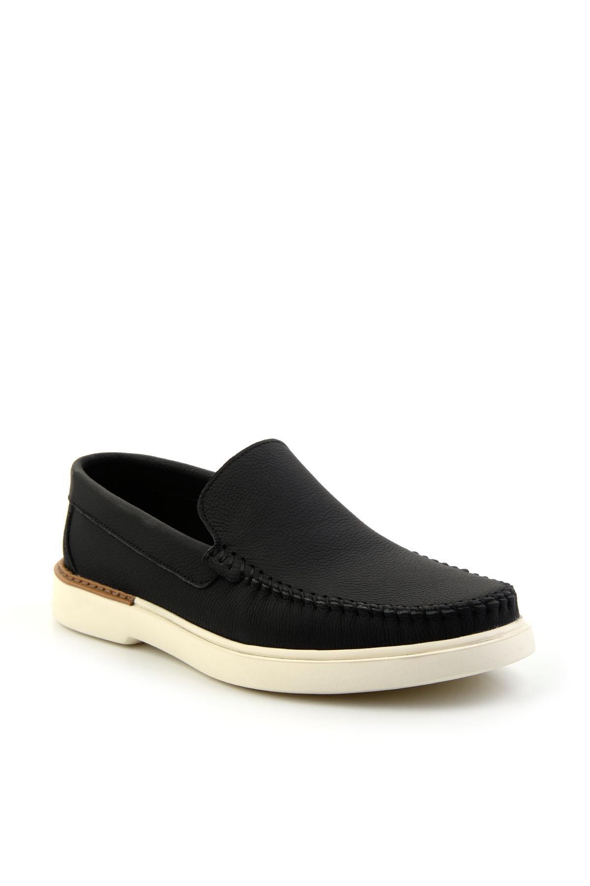 Siyah Leather Erkek Casual Ayakkabı E01863654740