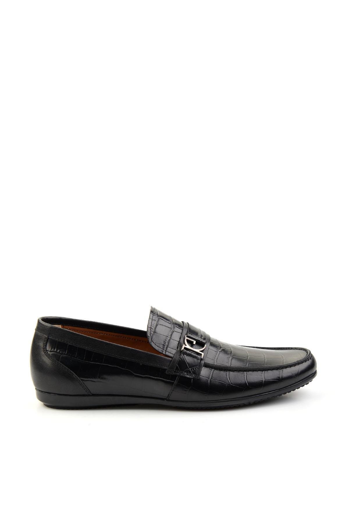 Siyah Leather Erkek Casual Ayakkabı E01758026011