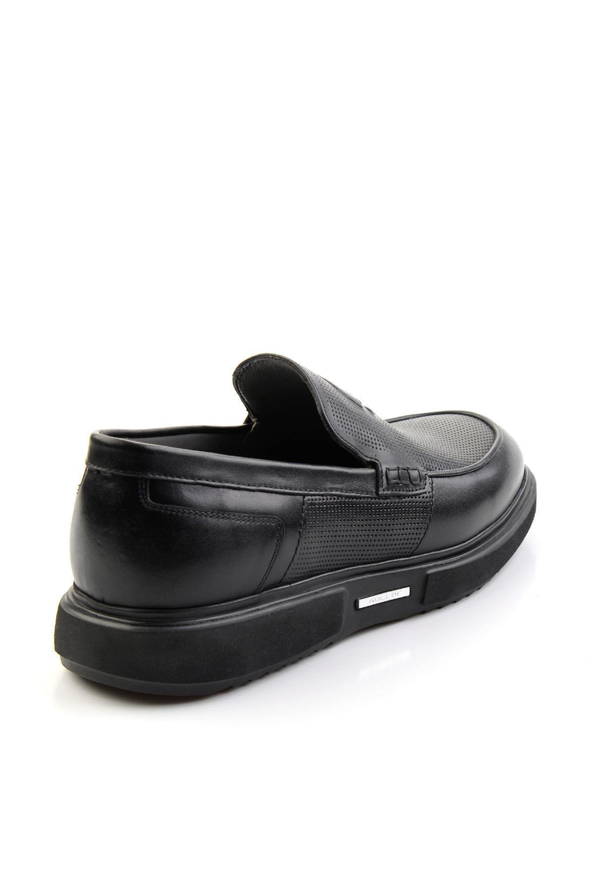 Siyah Leather Erkek Casual Ayakkabı E01075619103