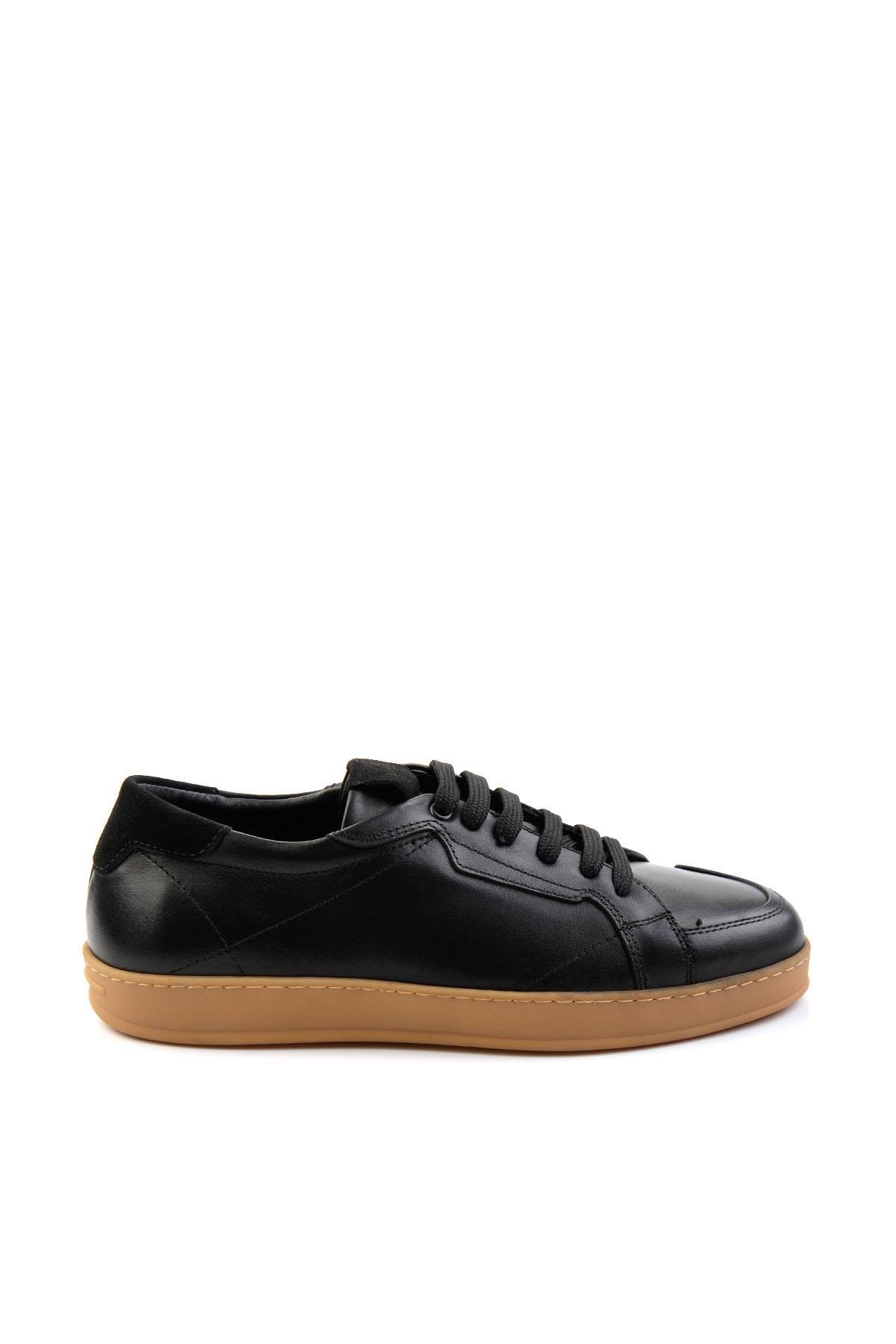 Siyah Leather Erkek Casual Ayakkabı E01087114803