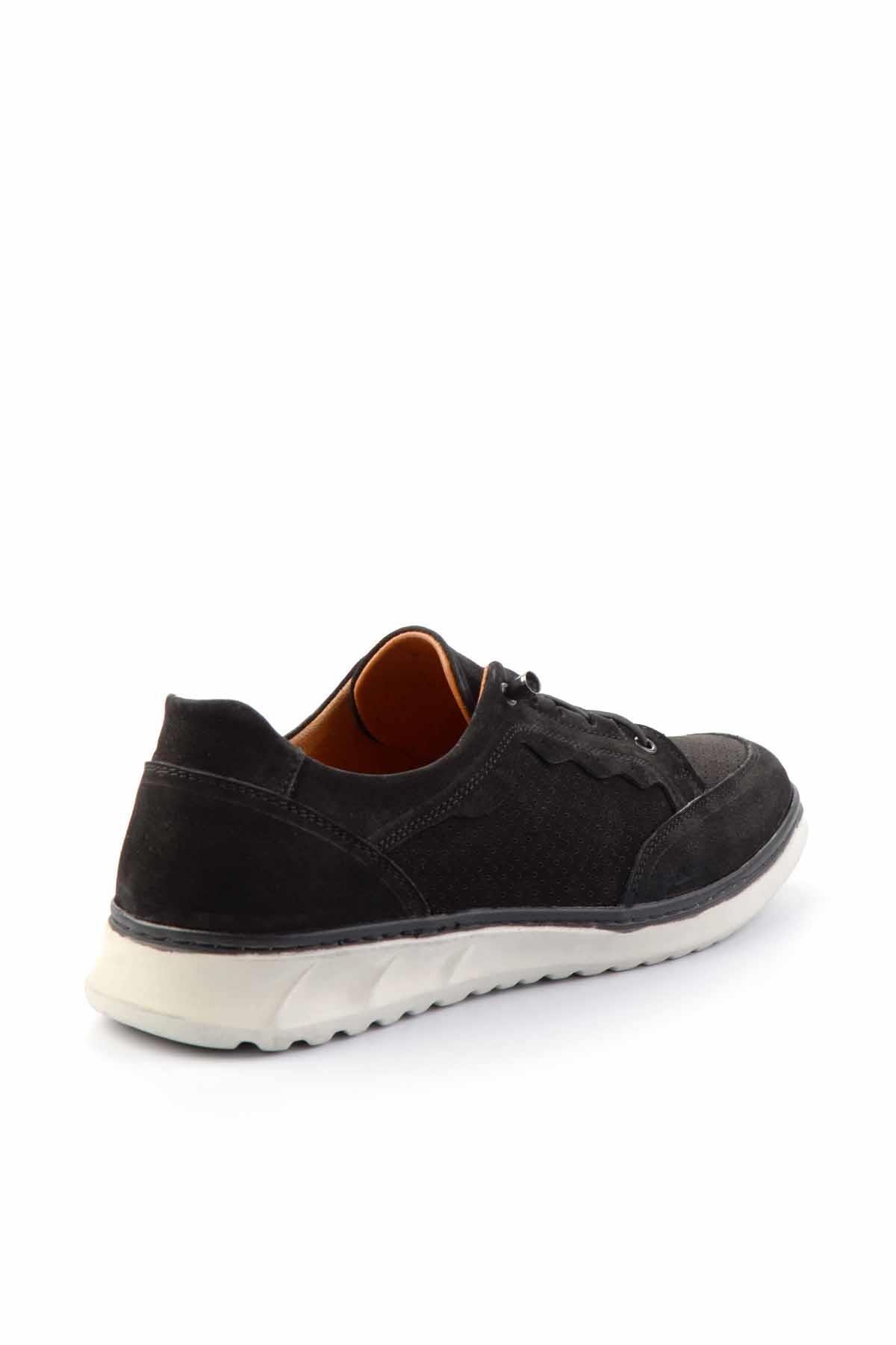 Siyah Leather Erkek Casual Ayakkabı E01733033201