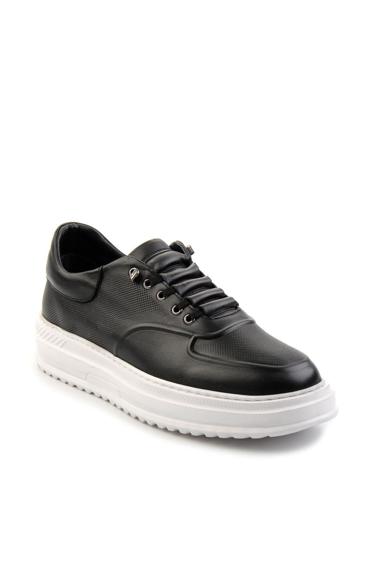Siyah Leather Erkek Casual Ayakkabı E01080107103