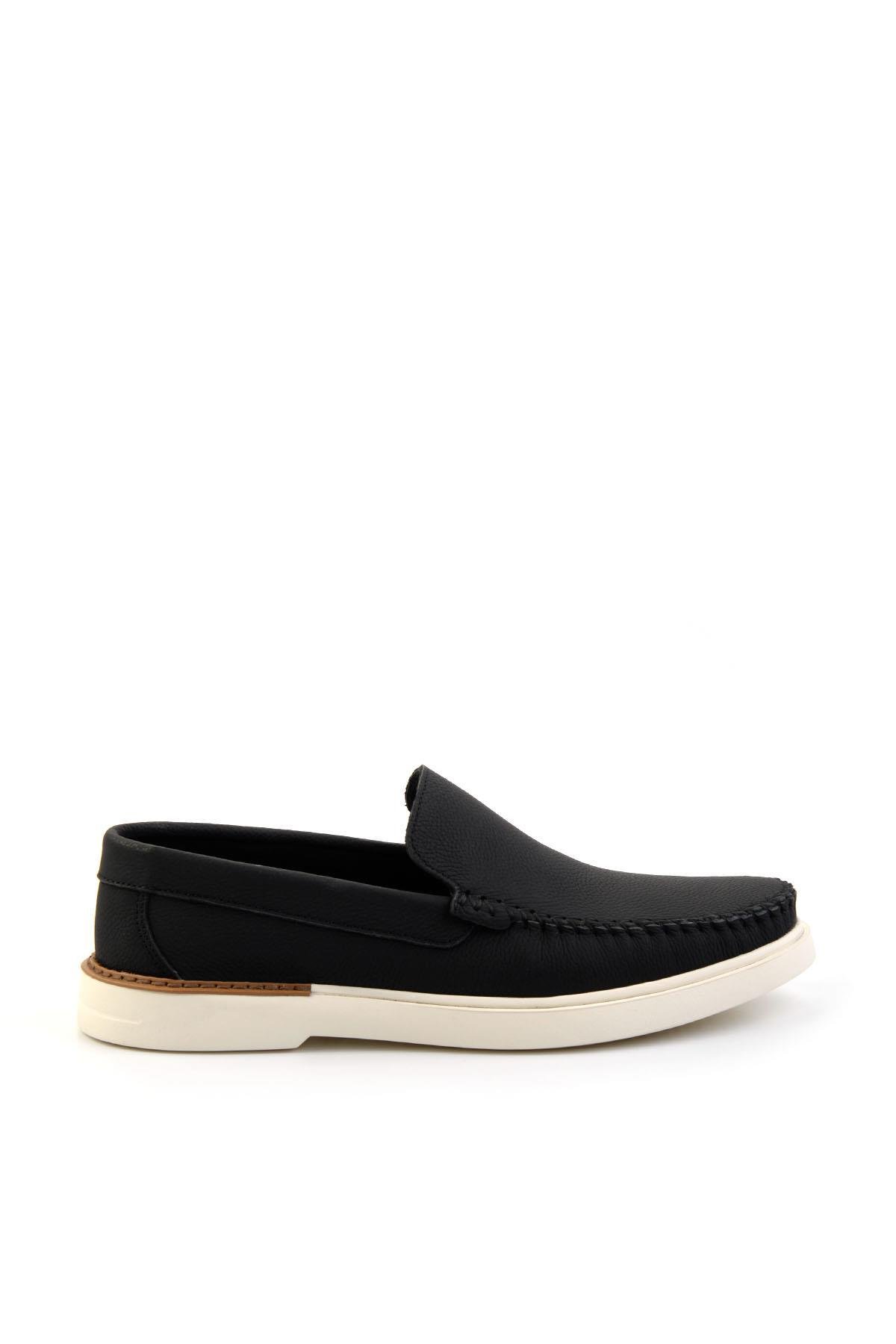Siyah Leather Erkek Casual Ayakkabı E01863654740