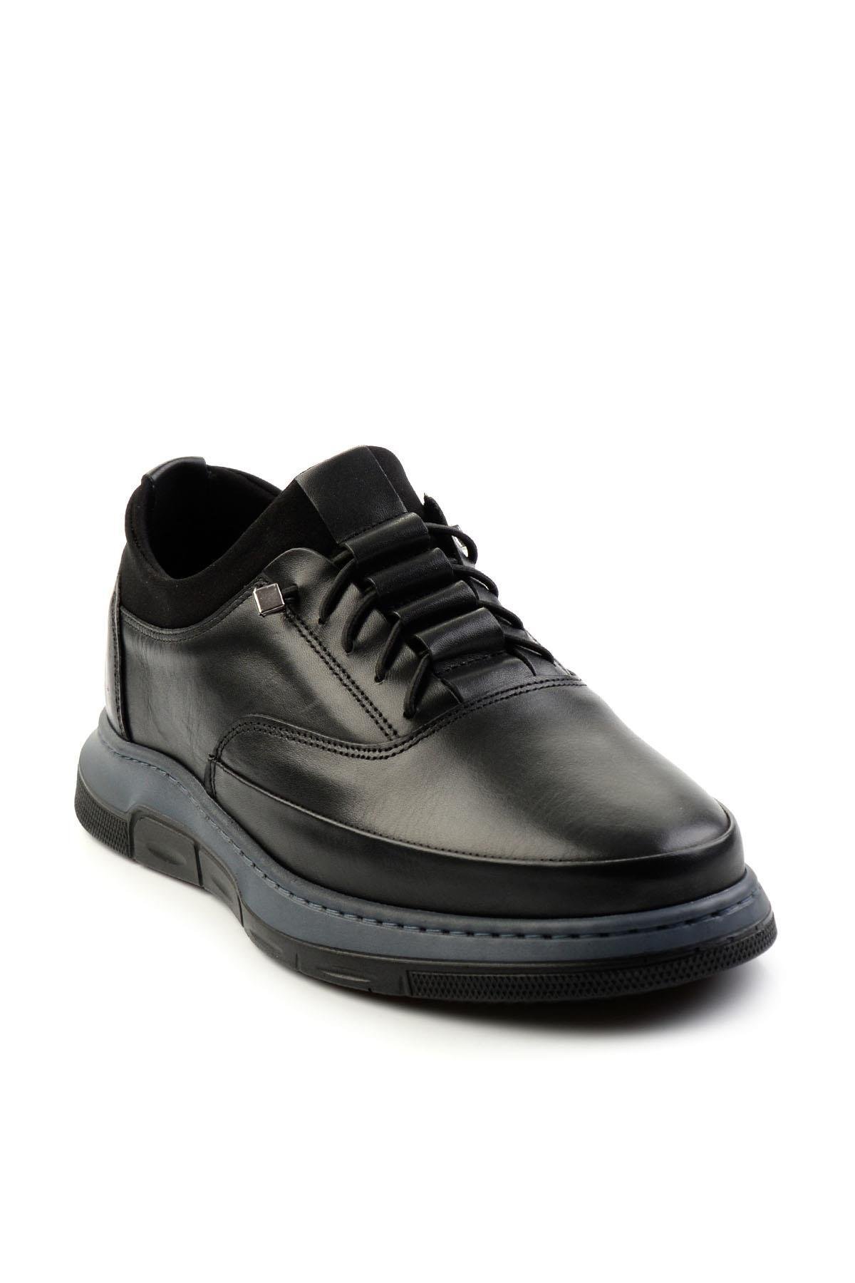Siyah Leather Erkek Casual Ayakkabı E01440078441