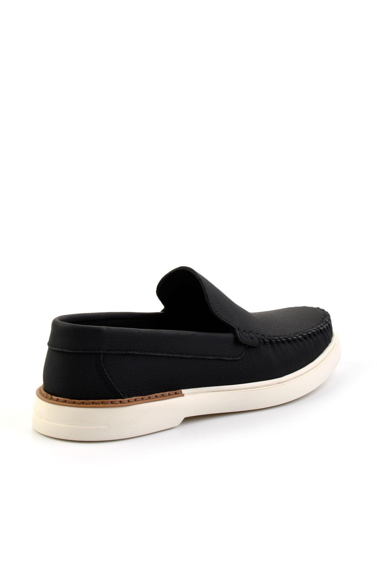 Siyah Leather Erkek Casual Ayakkabı E01863654740