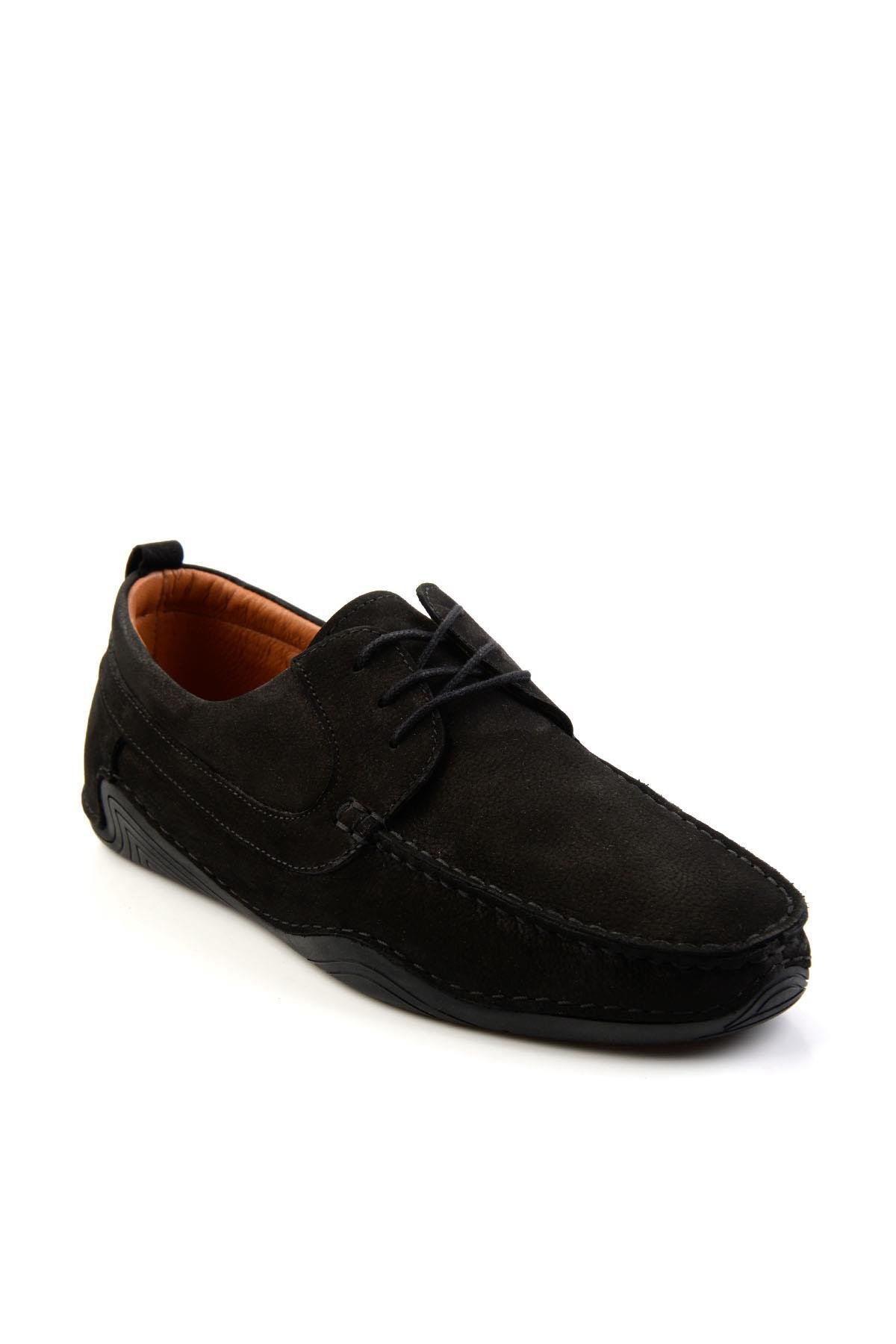 Siyah Leather Erkek Casual Ayakkabı E01547008201