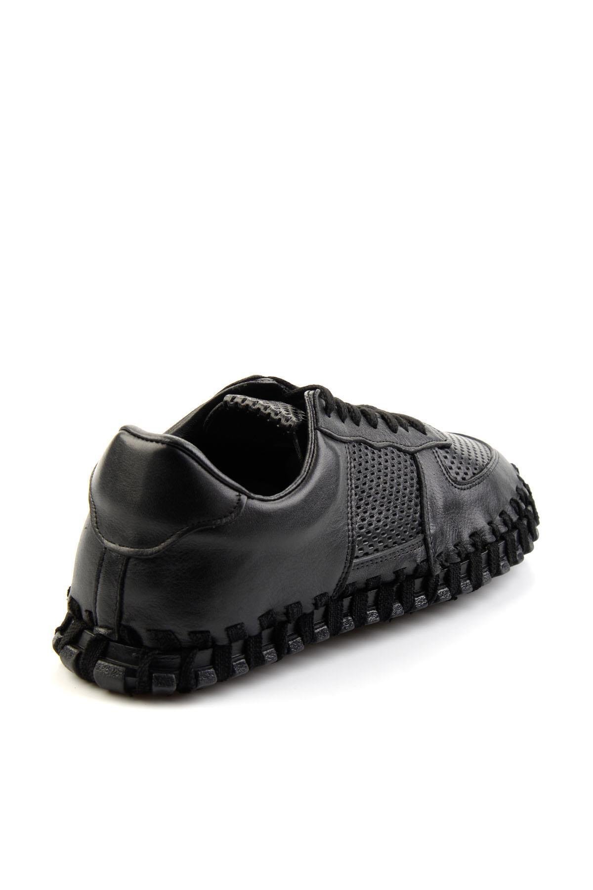 Siyah Leather Erkek Casual Ayakkabı E01728023043