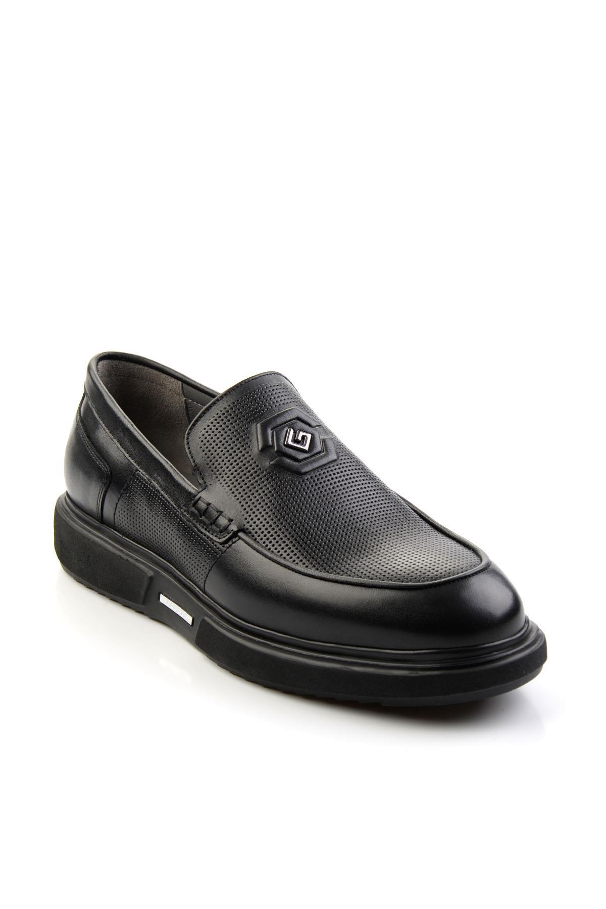 Siyah Leather Erkek Casual Ayakkabı E01075619103