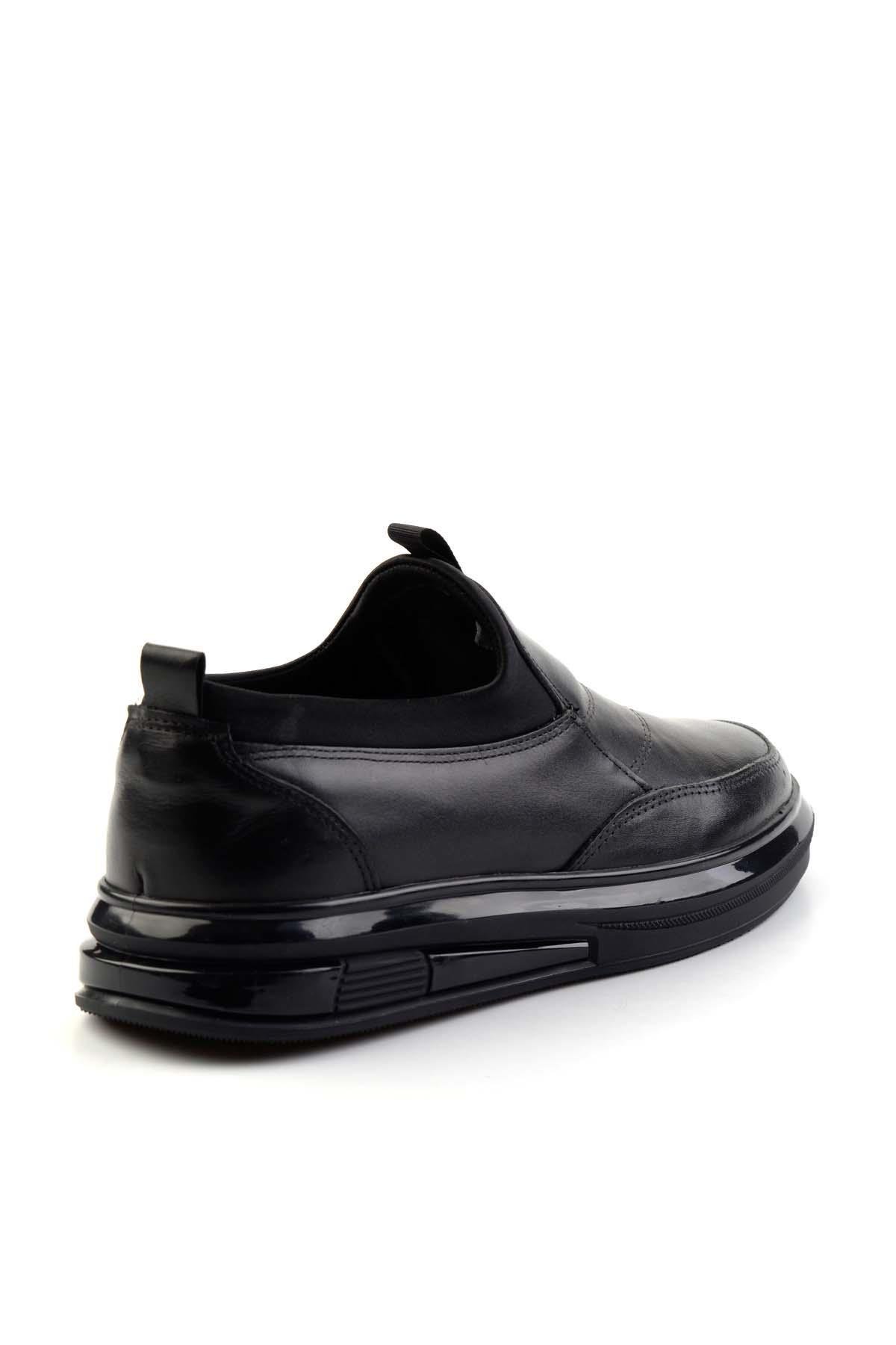 Siyah Leather Erkek Casual Ayakkabı E01401082043