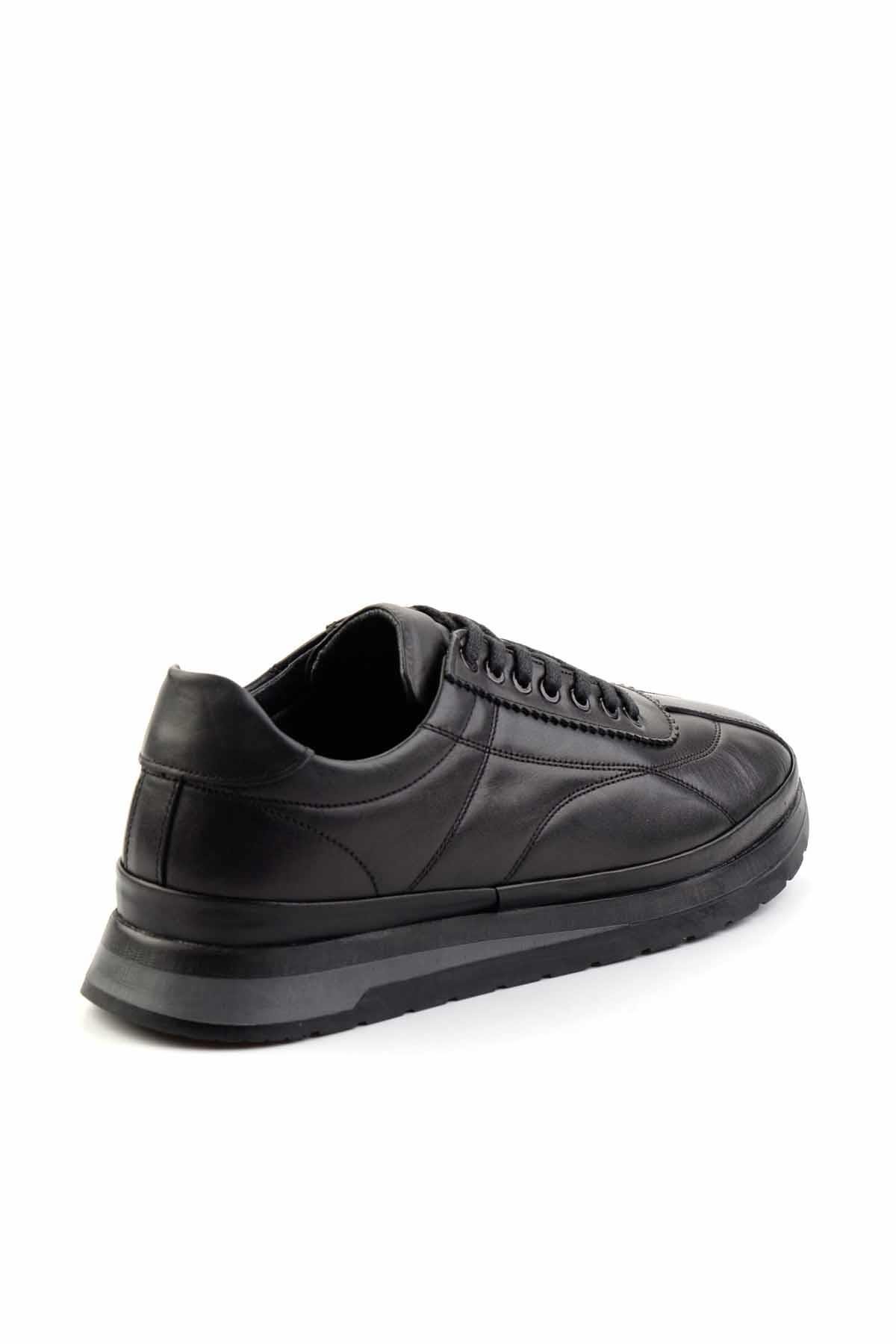 Siyah Leather Erkek Casual Ayakkabı E01199049503