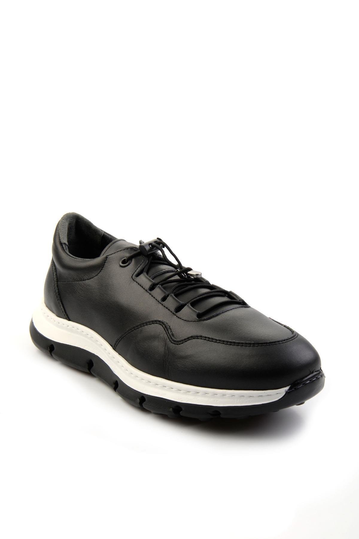 Siyah Leather Erkek Casual Ayakkabı E01759701603