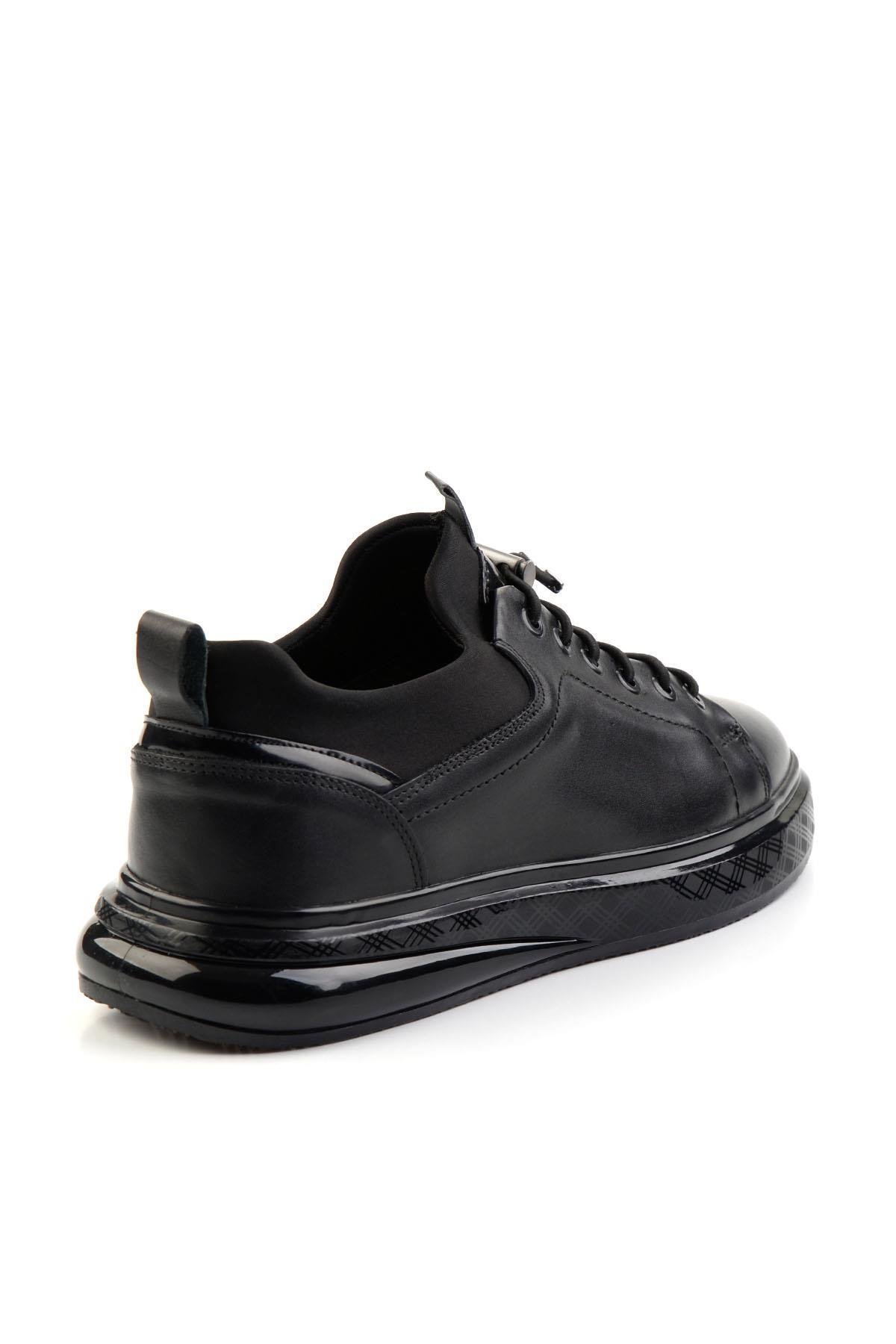 Siyah Leather Erkek Casual Ayakkabı E01401082243