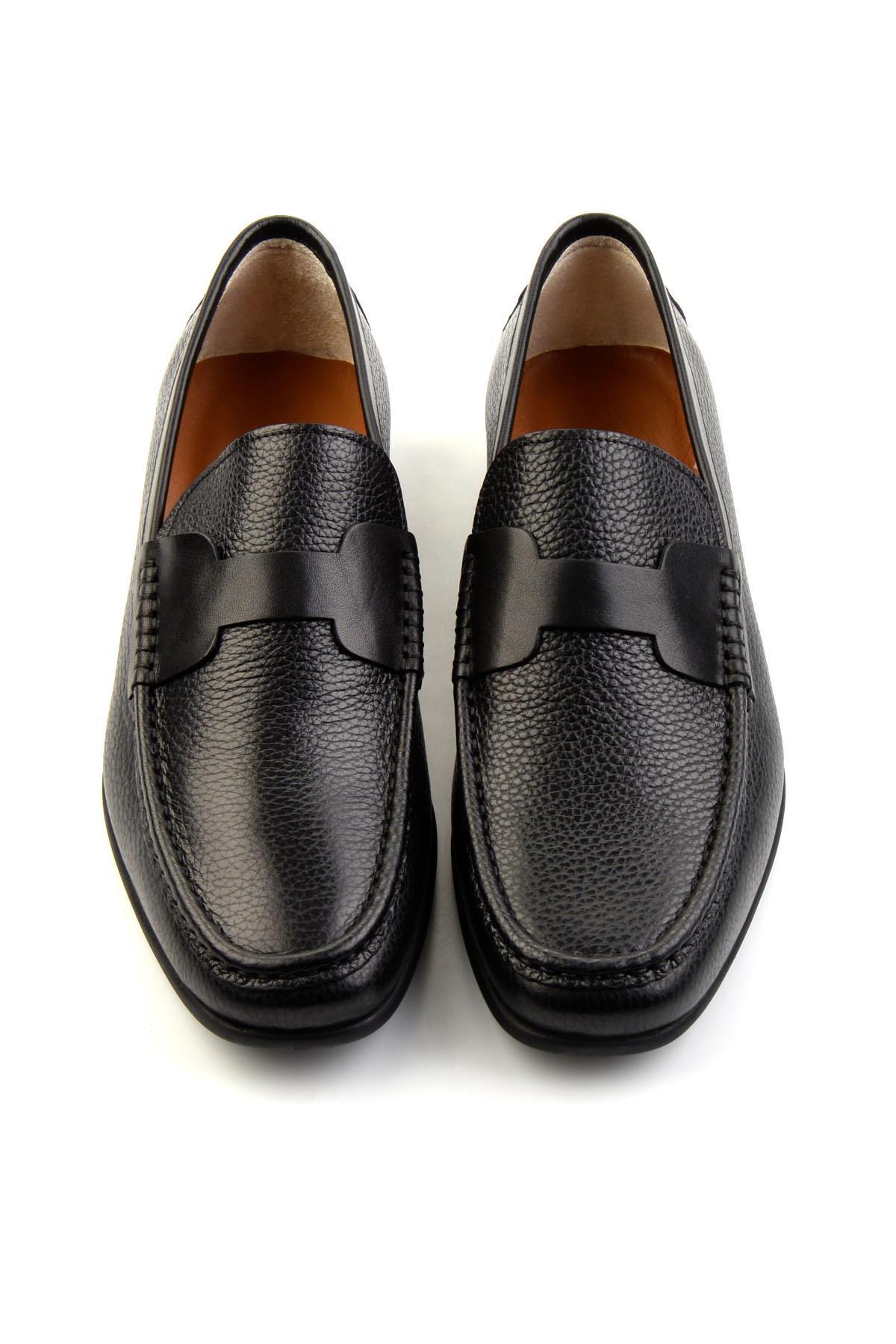 Siyah Leather Erkek Casual Ayakkabı E01758232240