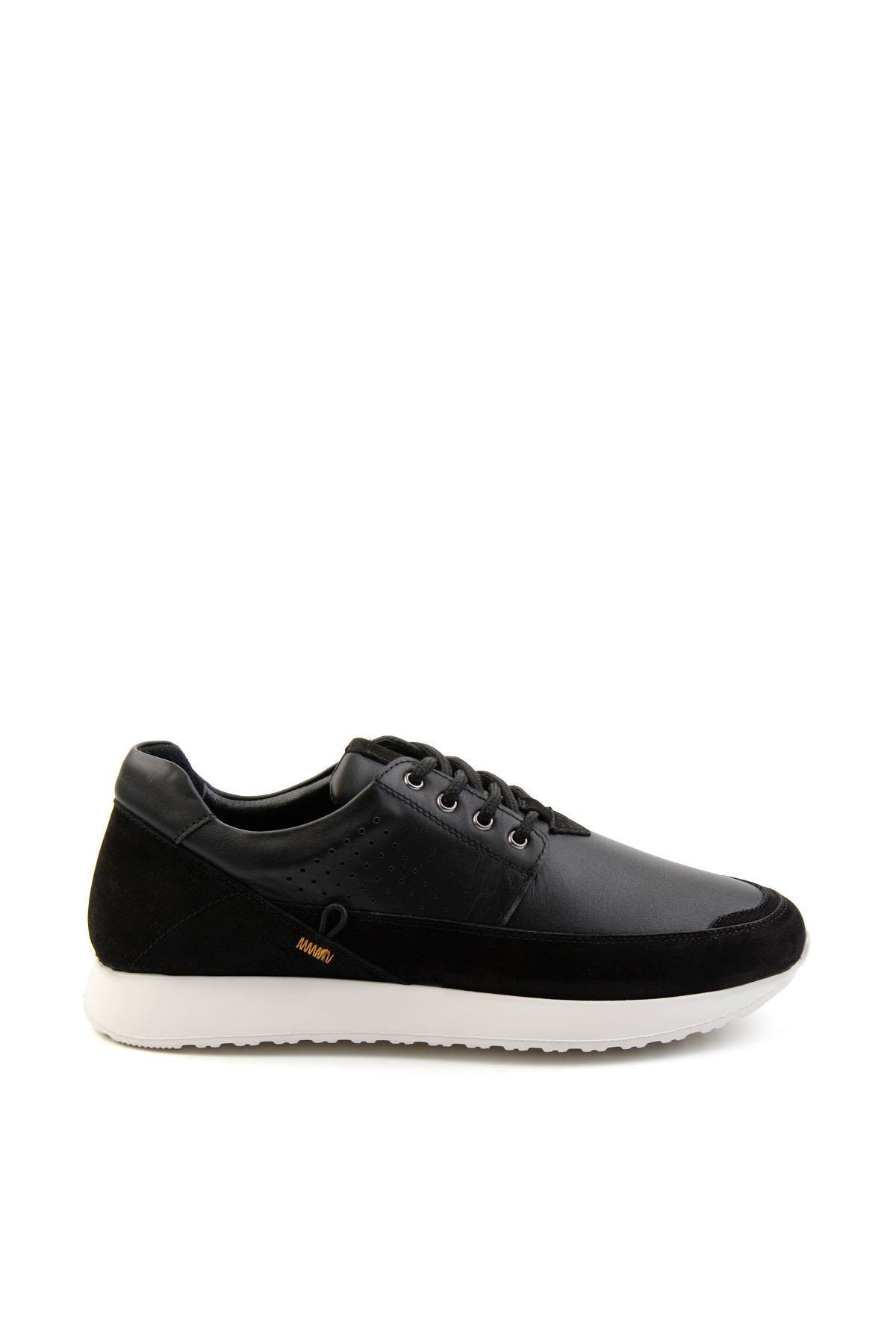 Siyah Leather Erkek Casual Ayakkabı E01076501103
