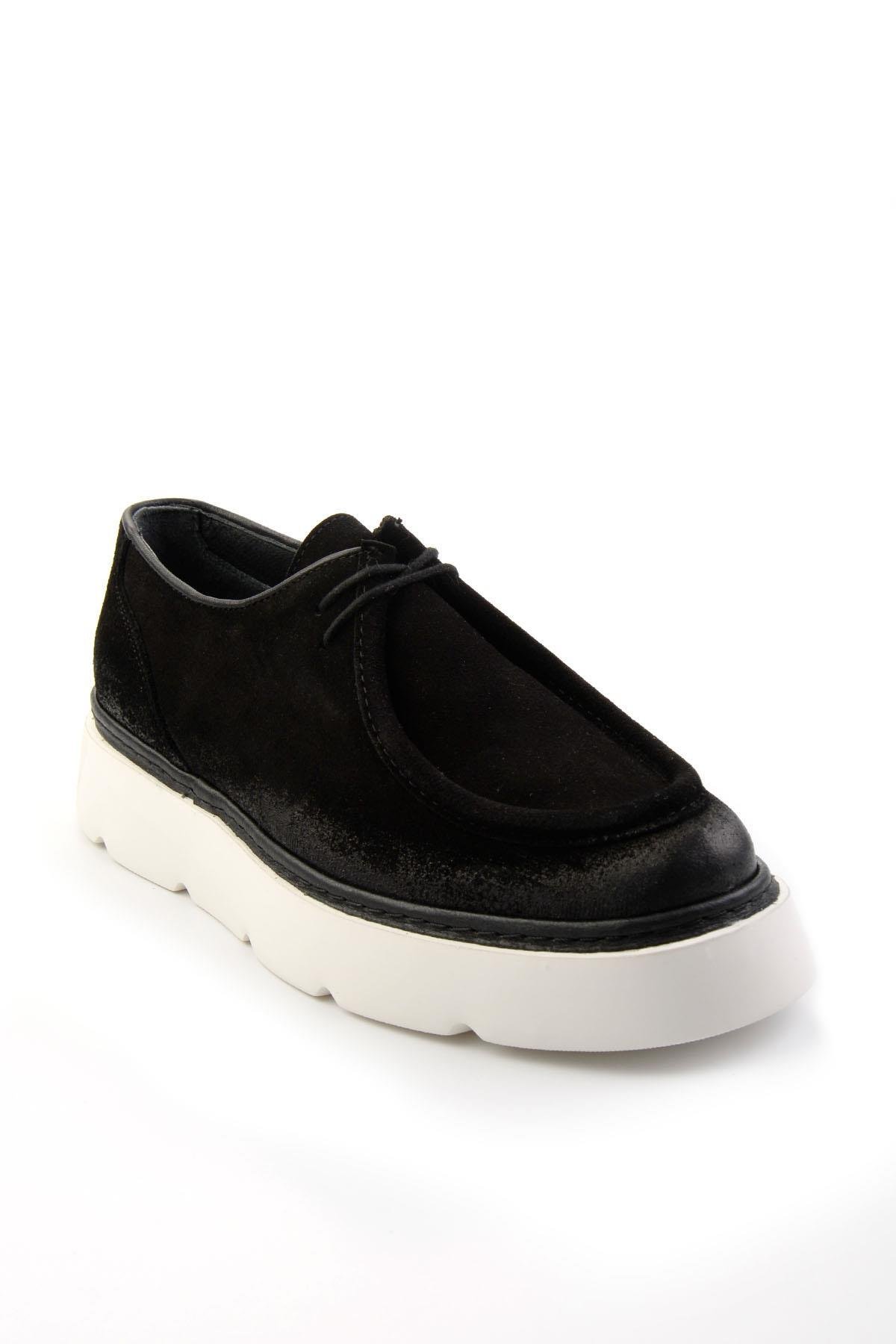 Siyah Leather Erkek Casual Ayakkabı E01304414802