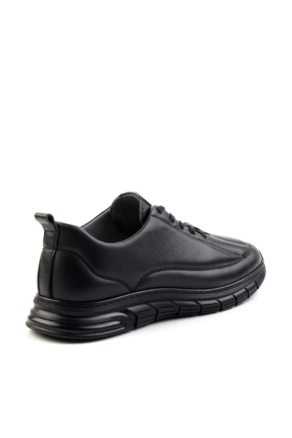 Siyah Leather Erkek Casual Ayakkabı E01070022243