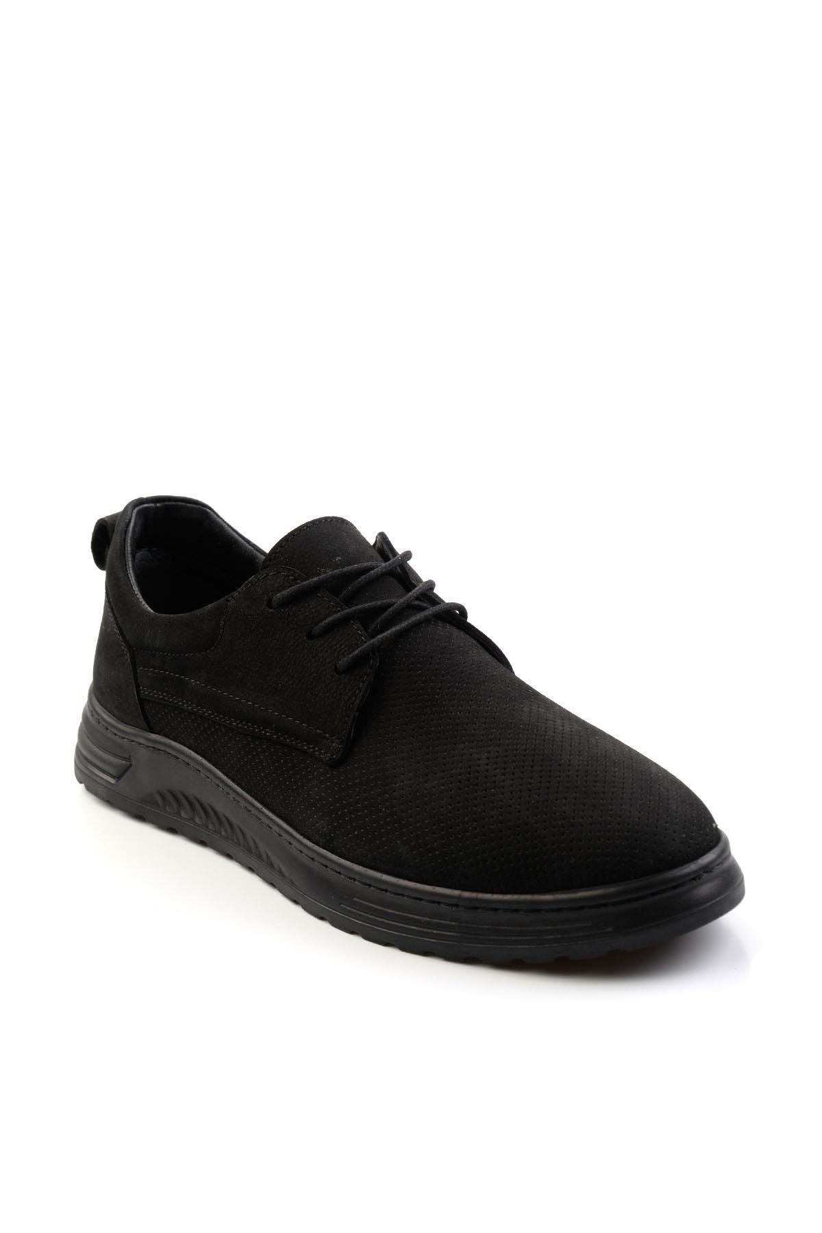 Siyah Leather Erkek Casual Ayakkabı E01759102301