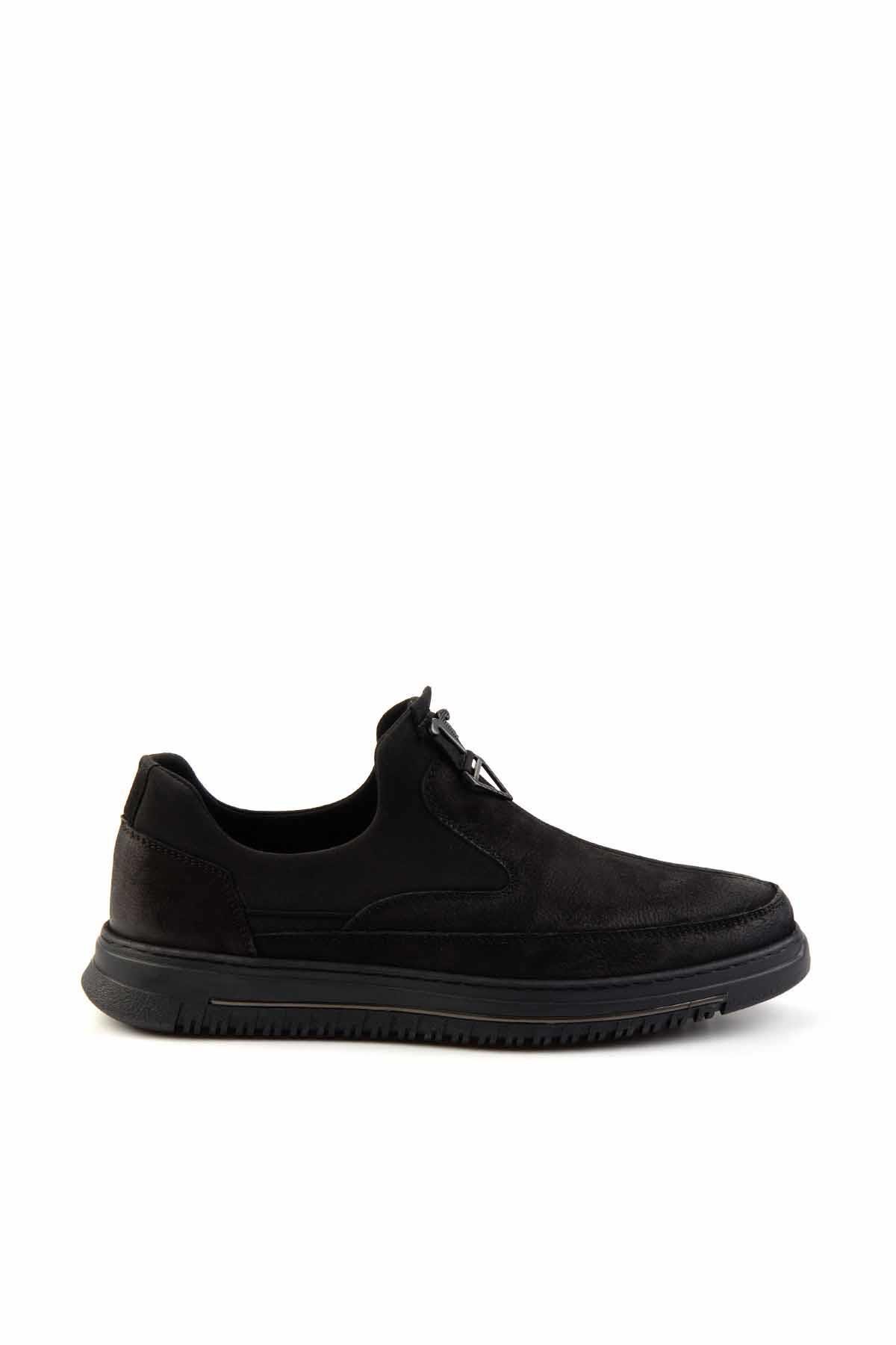 Siyah Leather Erkek Casual Ayakkabı E01900240201