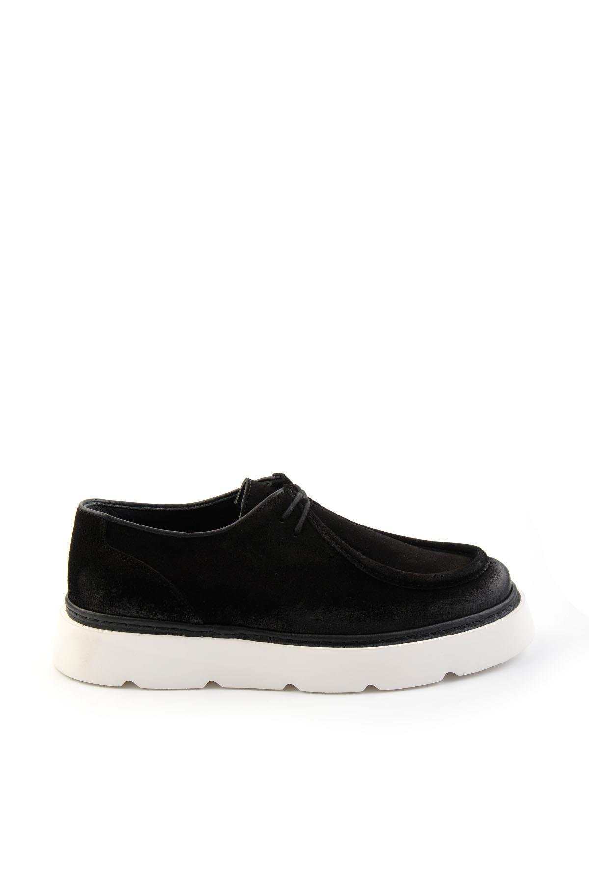 Siyah Leather Erkek Casual Ayakkabı E01304414802