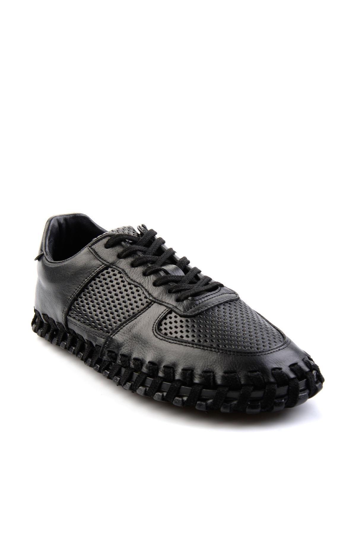 Siyah Leather Erkek Casual Ayakkabı E01728023043