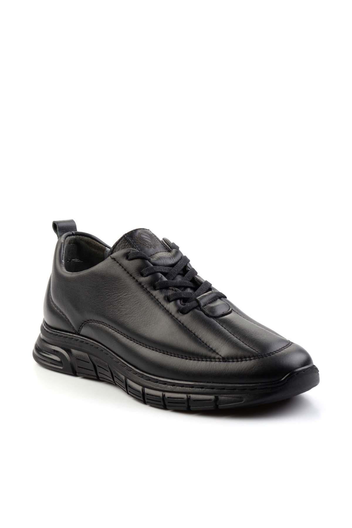 Siyah Leather Erkek Casual Ayakkabı E01070022243