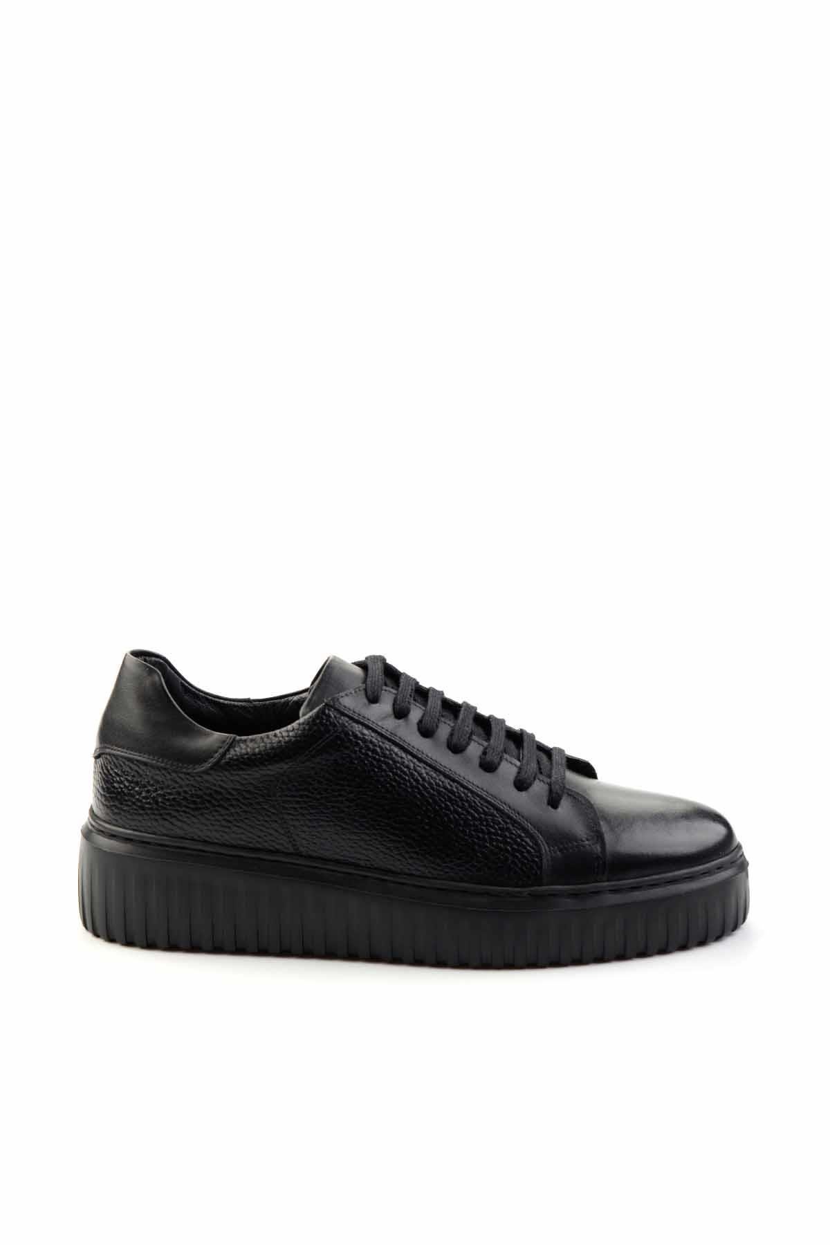 Siyah Leather Erkek Casual Ayakkabı E01310116640