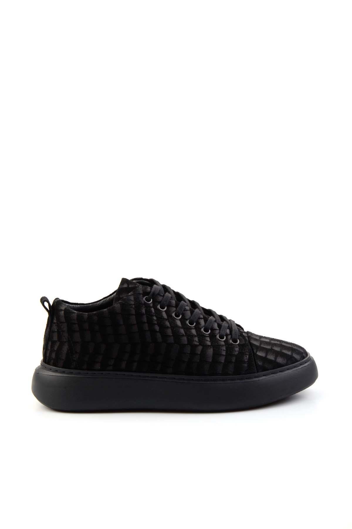Siyah Leather Erkek Casual Ayakkabı E01759999902