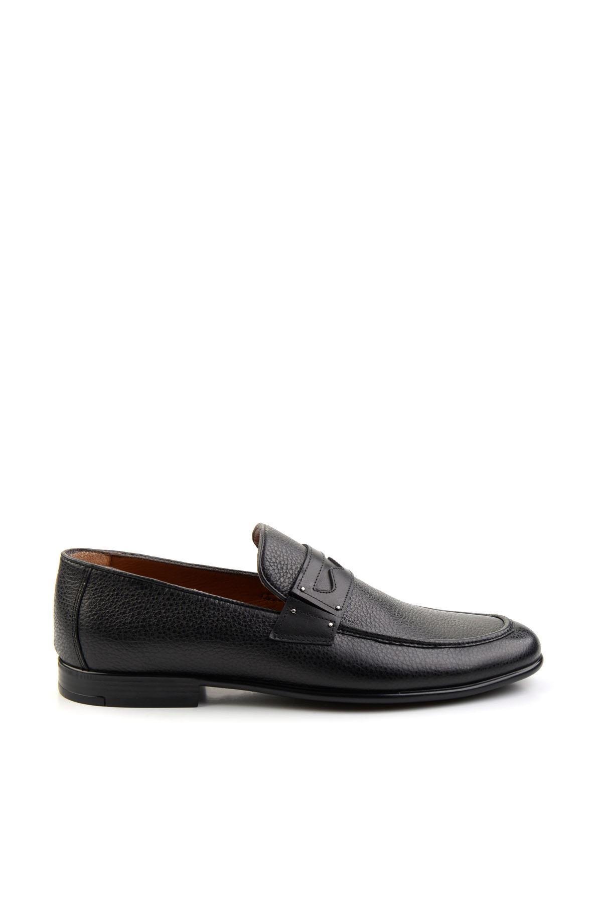 Siyah Leather Erkek Casual Ayakkabı E01758308440