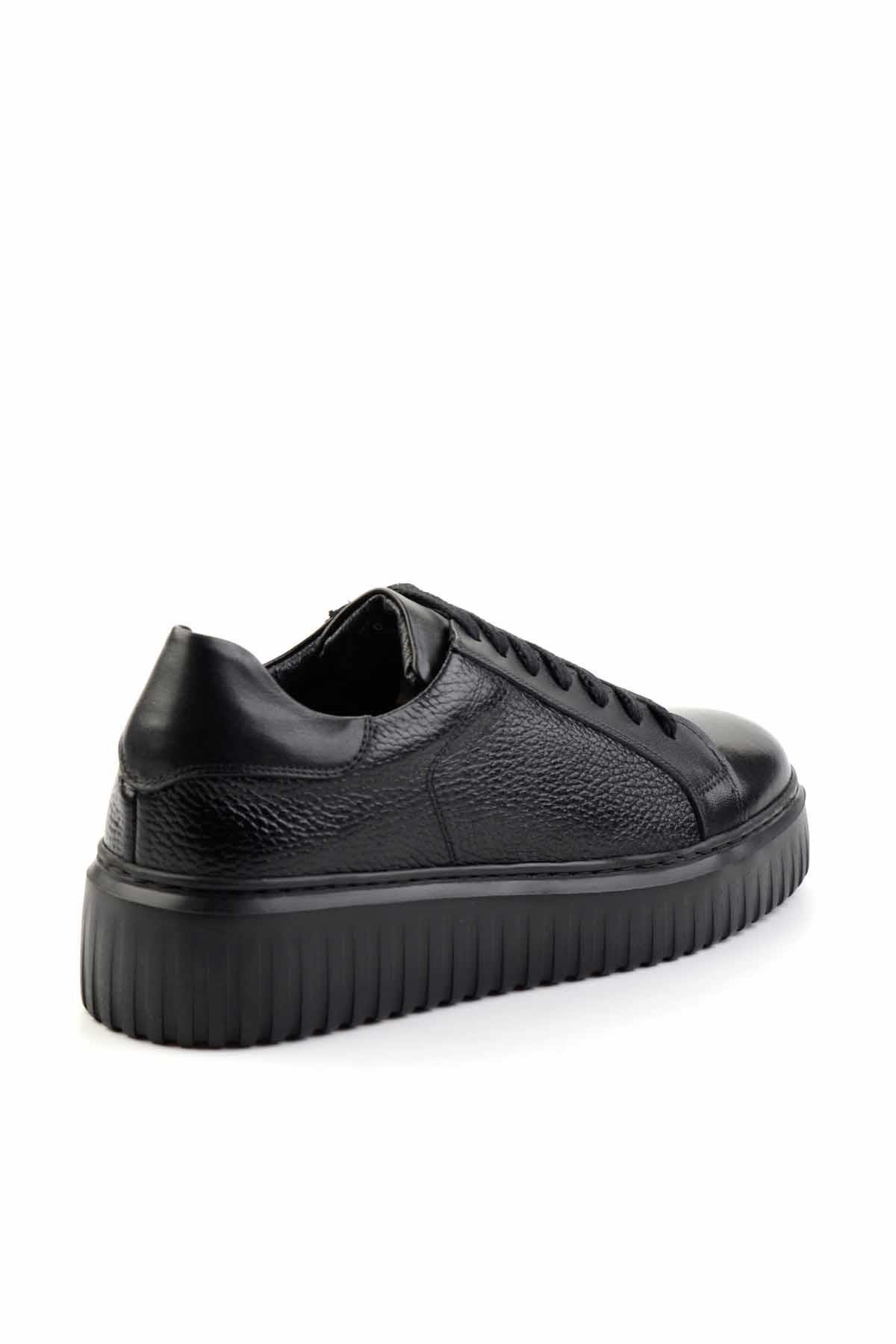 Siyah Leather Erkek Casual Ayakkabı E01310116640