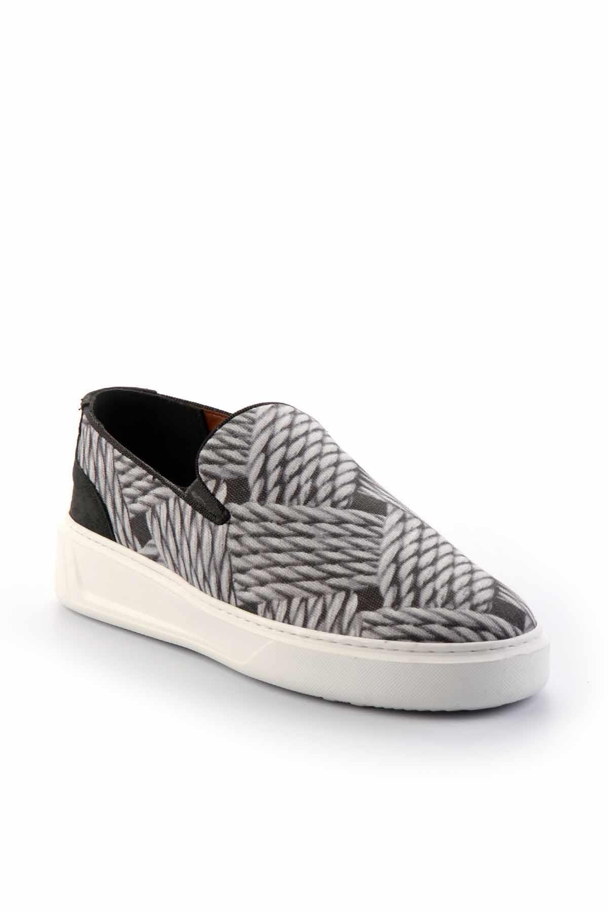 Siyah Leather Erkek Casual Ayakkabı E01378002204