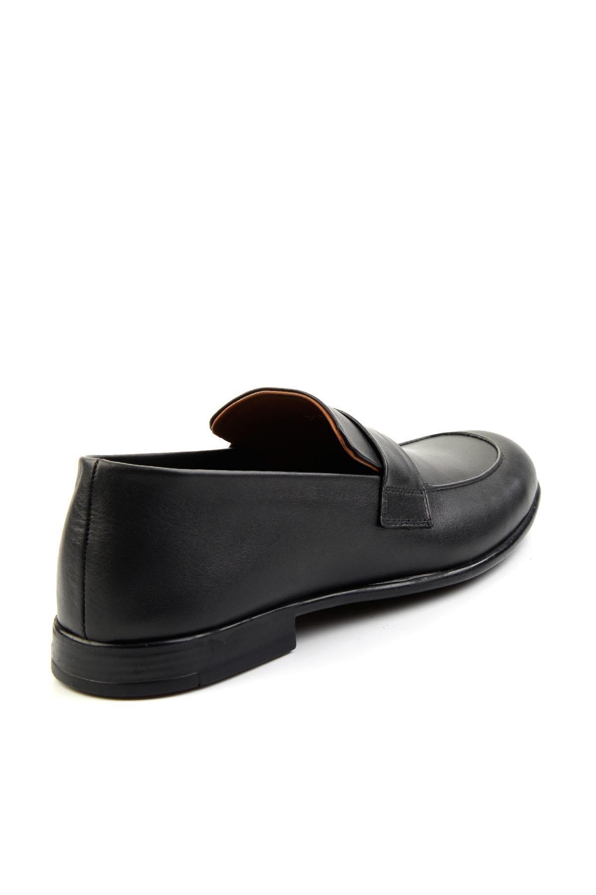 Siyah Leather Erkek Casual Ayakkabı E01758313403