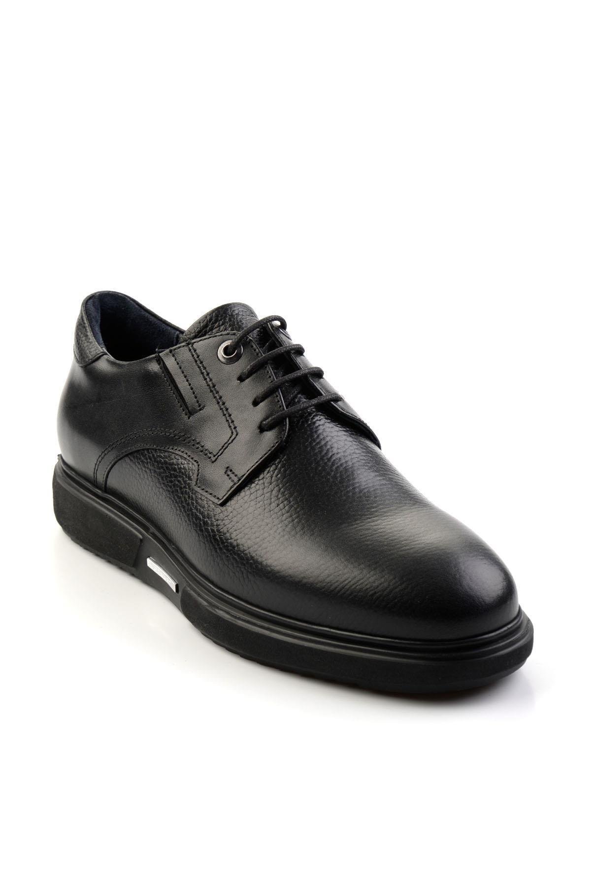 Siyah Leather Erkek Casual Ayakkabı E01075619303