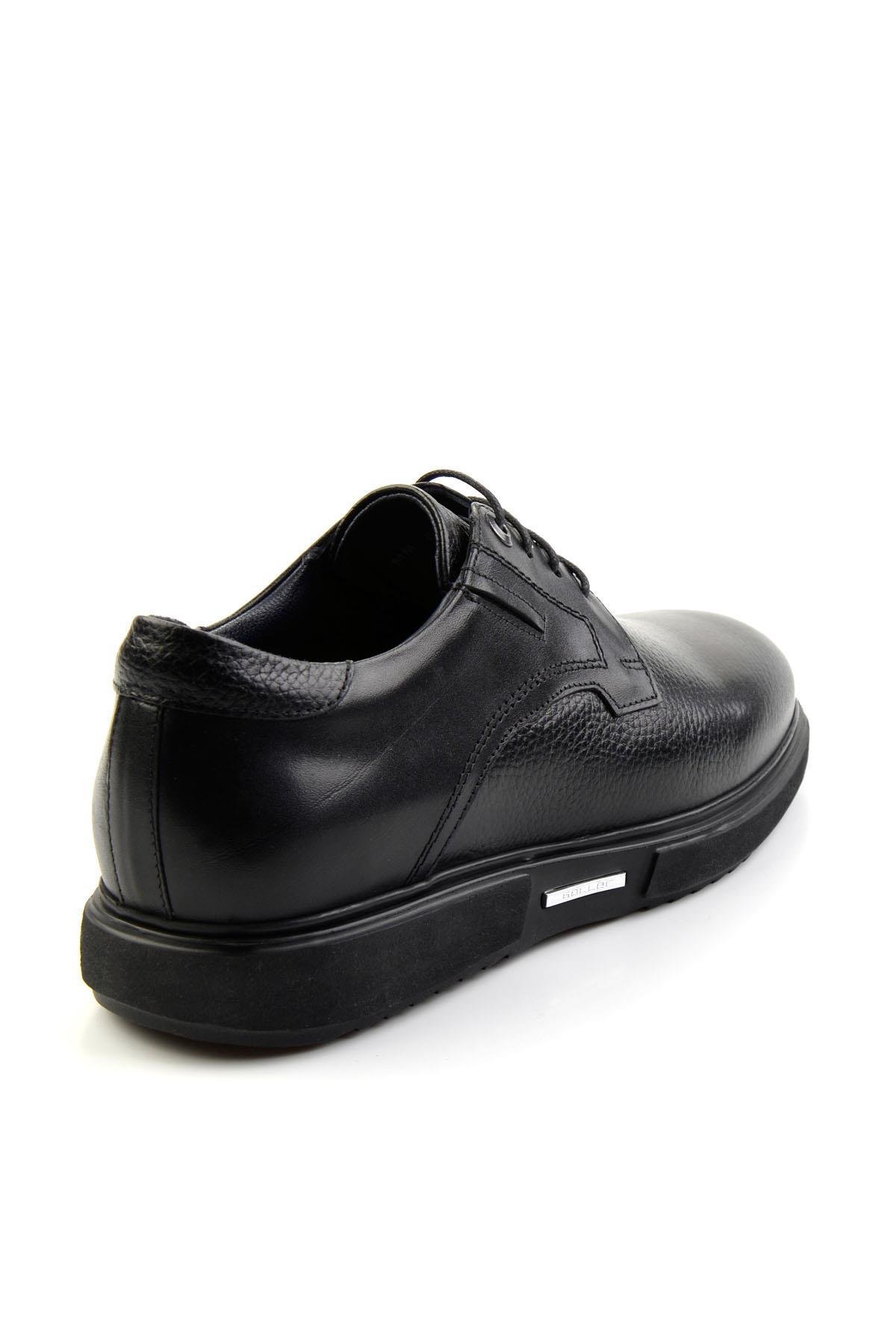 Siyah Leather Erkek Casual Ayakkabı E01075619303