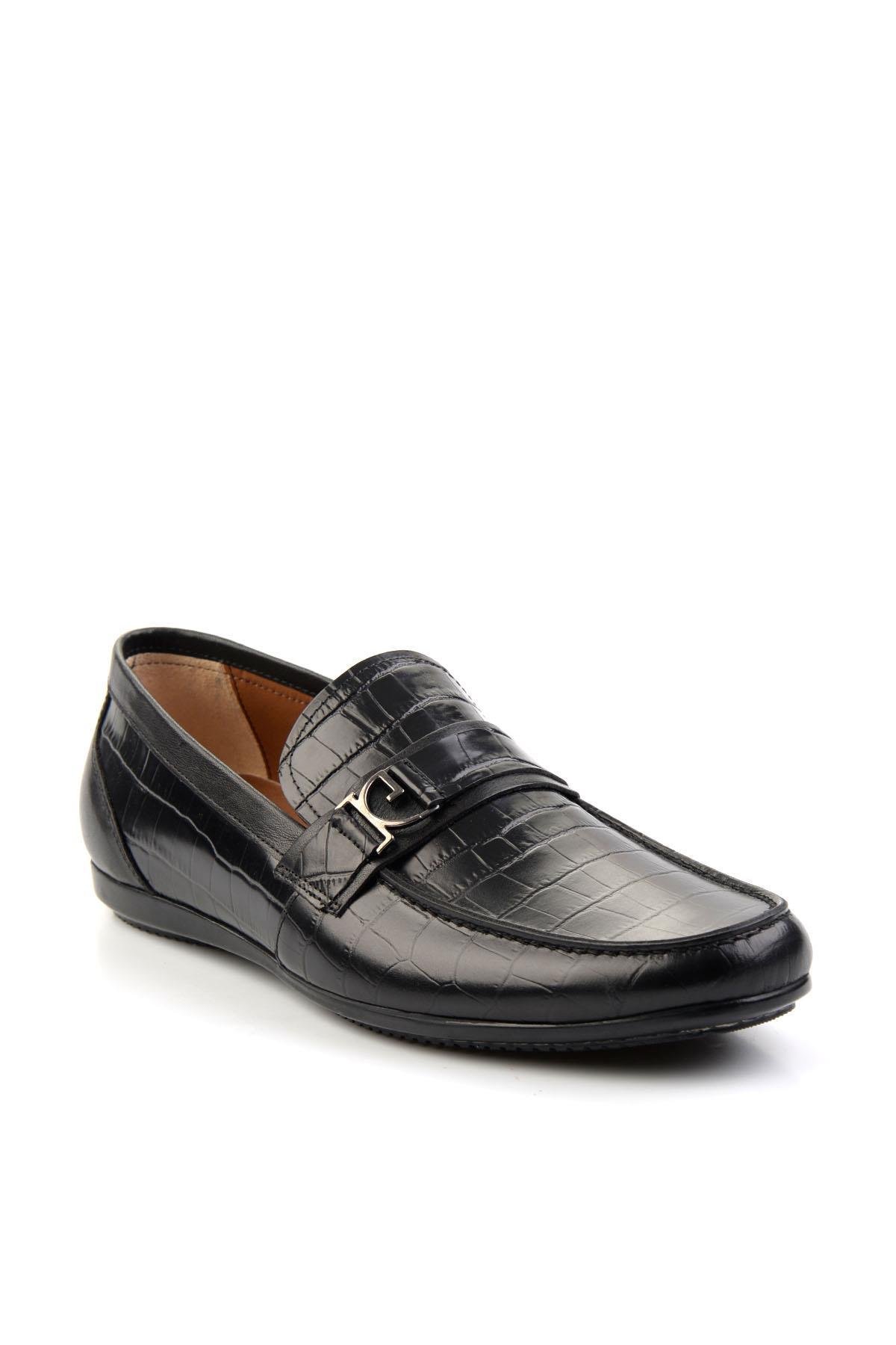 Siyah Leather Erkek Casual Ayakkabı E01758026011