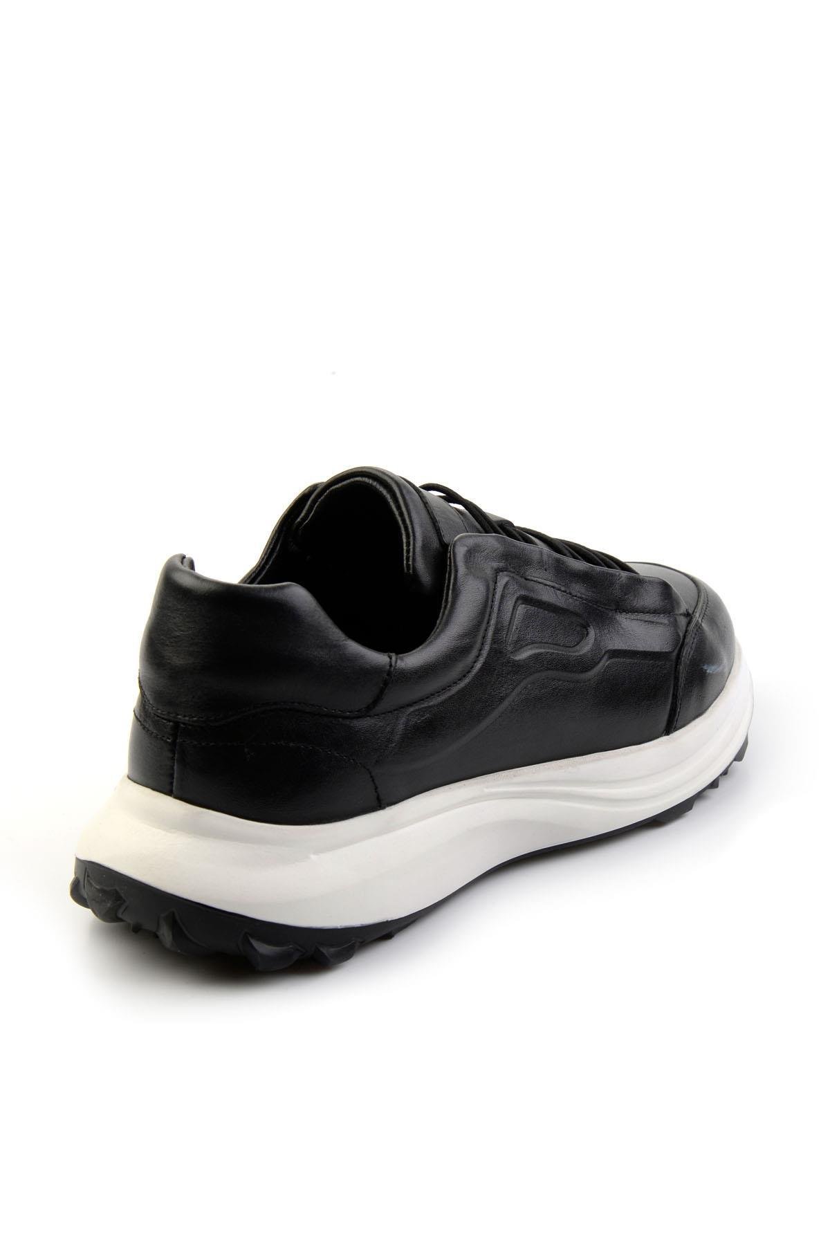 Siyah Leather Erkek Casual Ayakkabı E01080256003