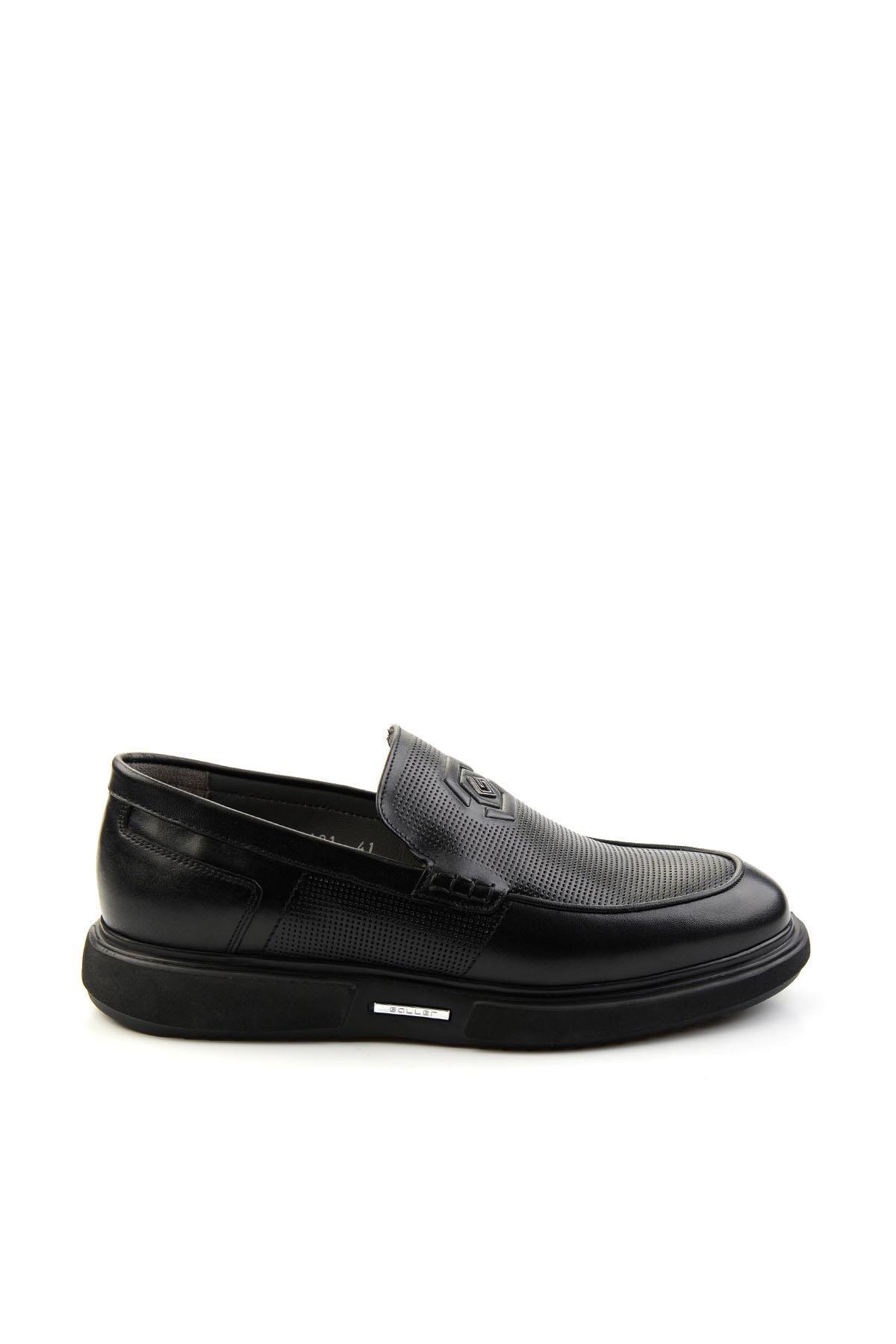 Siyah Leather Erkek Casual Ayakkabı E01075619103