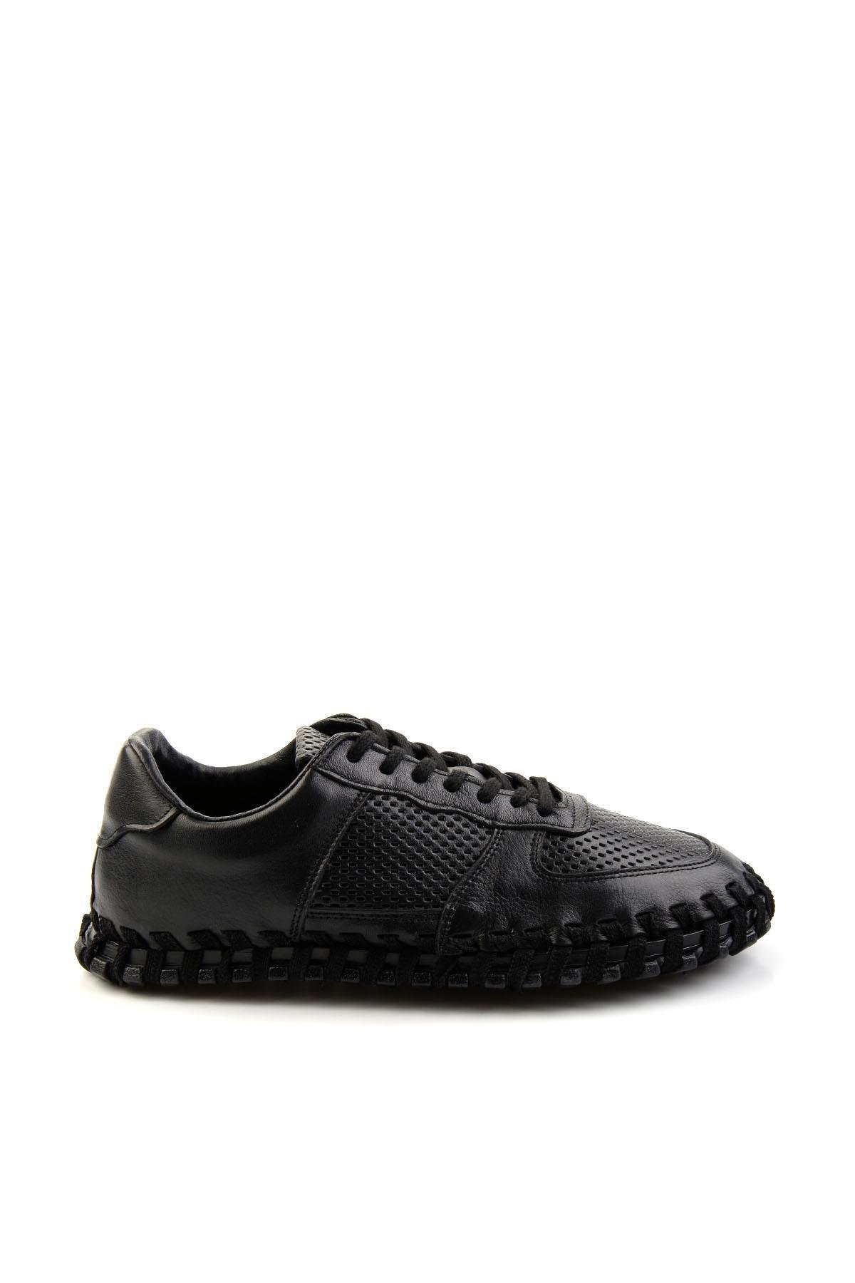 Siyah Leather Erkek Casual Ayakkabı E01728023043