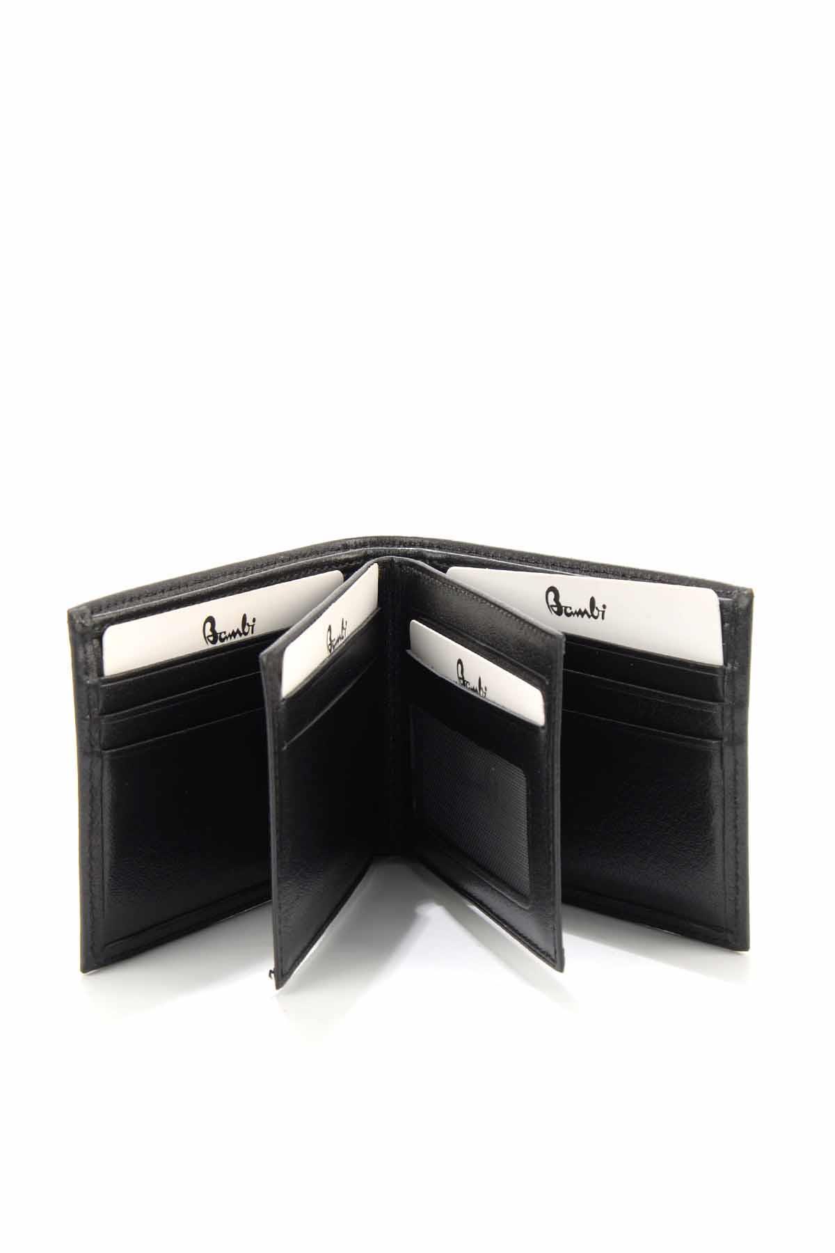 Siyah Leather Erkek Cüzdan U08678101003