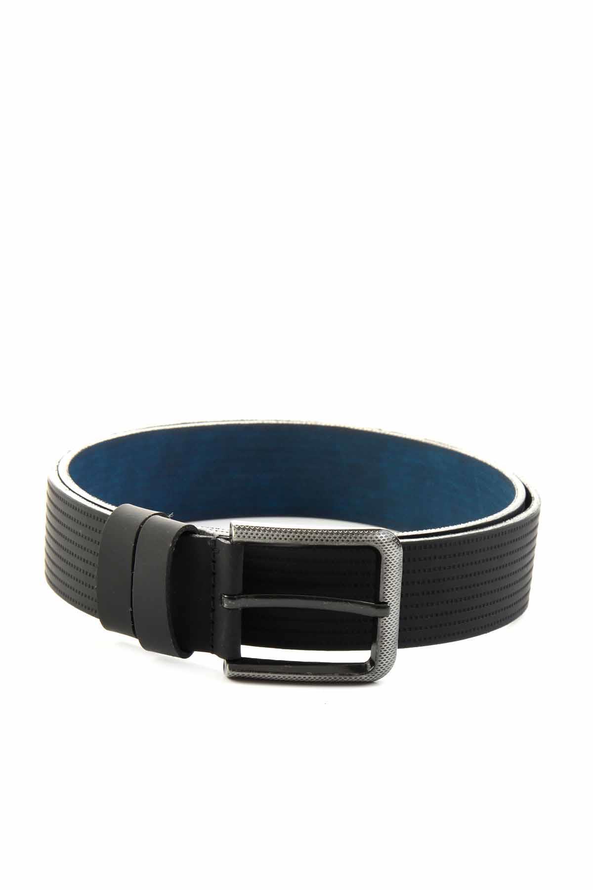 Siyah Leather Erkek Kemer U08657410501