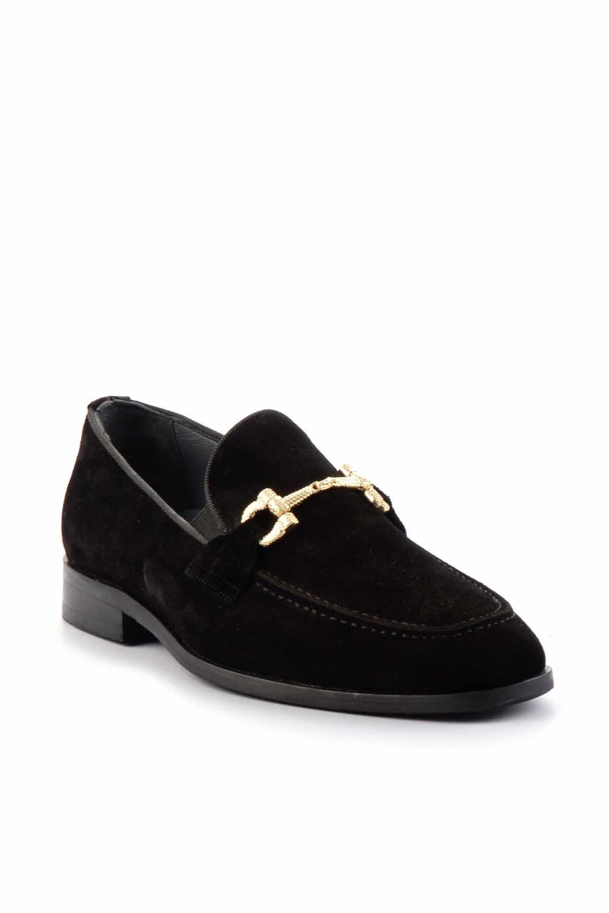Siyah Leather Erkek Klasik Ayakkabı E01902004502