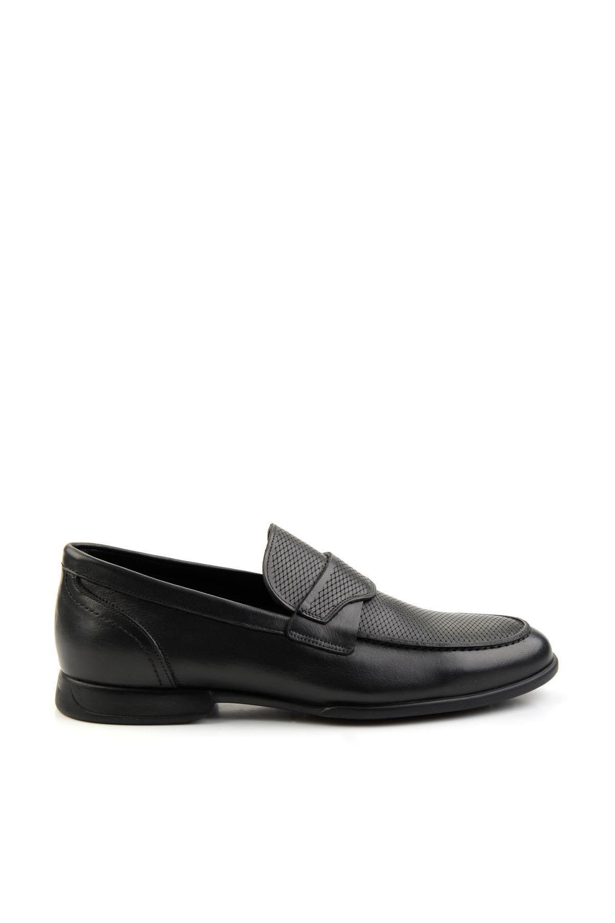 Siyah Leather Erkek Klasik Ayakkabı E01757715103