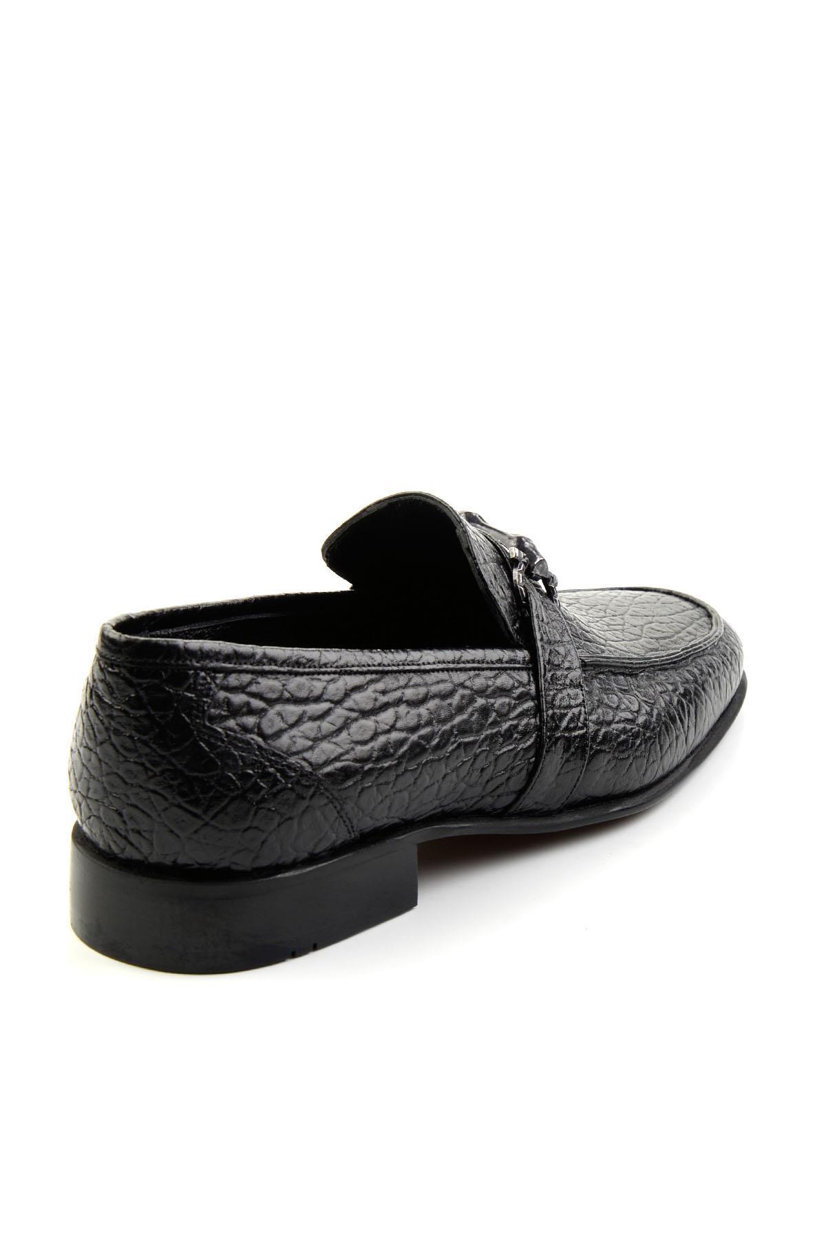 Siyah Leather Erkek Klasik Ayakkabı E01630240703