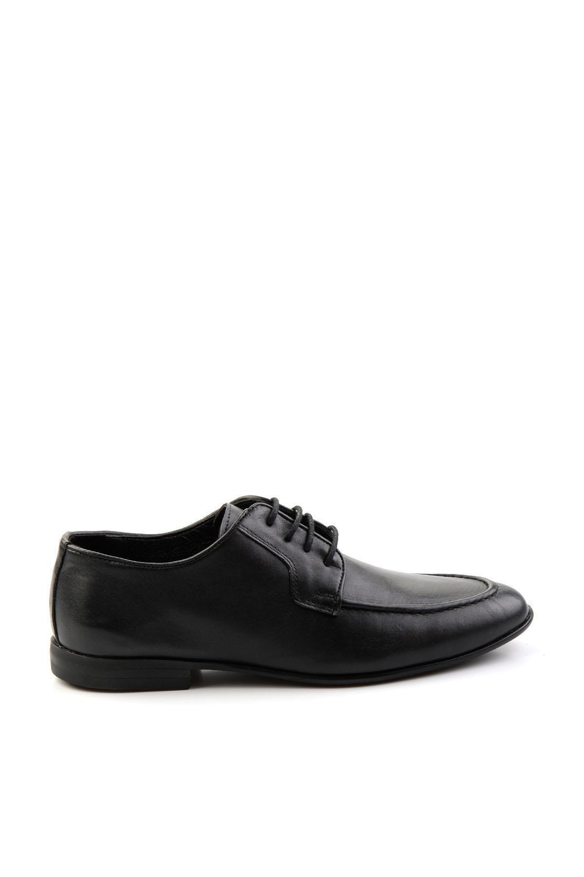 Siyah Leather Erkek Klasik Ayakkabı E01054143043